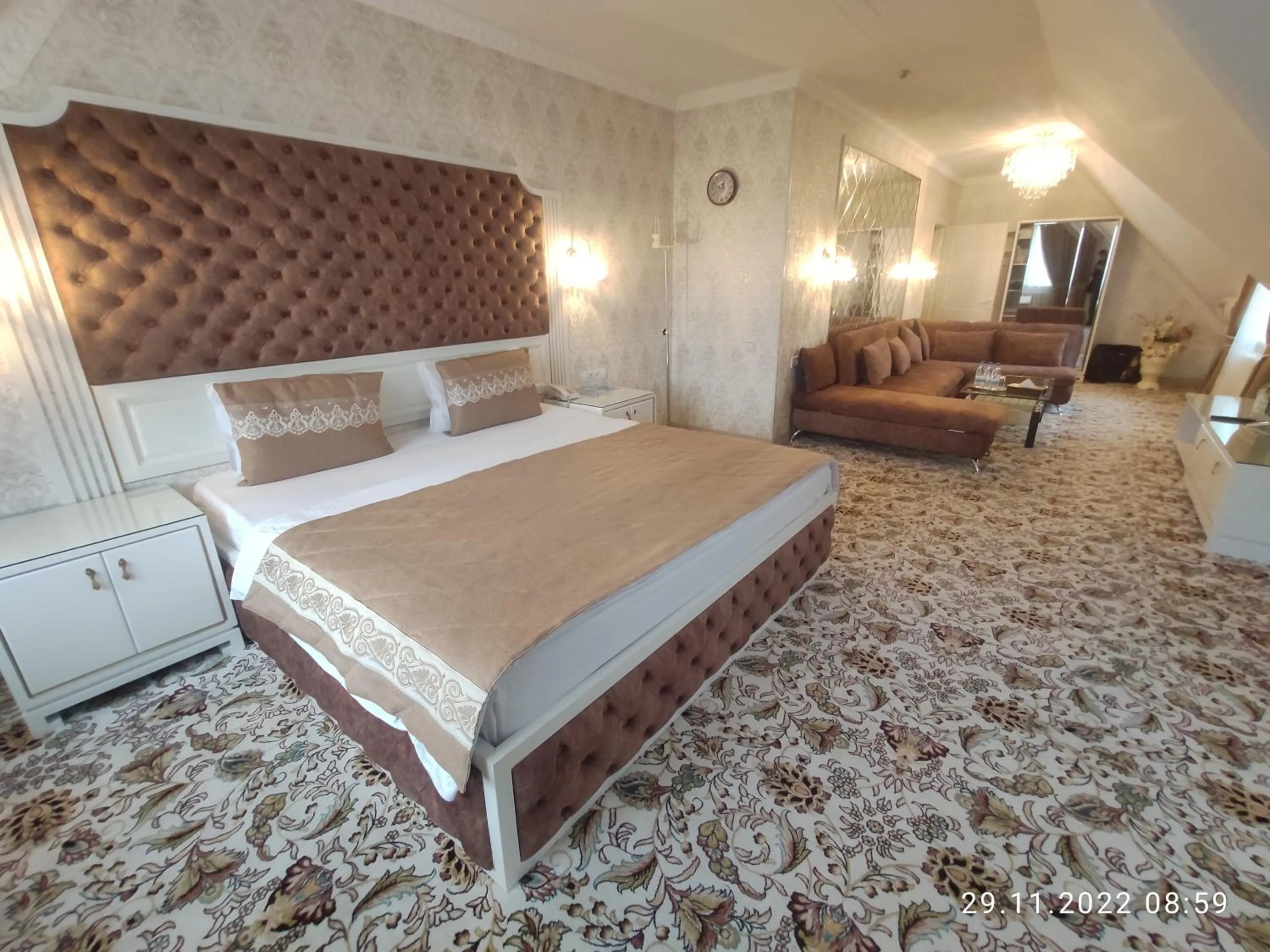 Bed in Asia Hotel Fergana