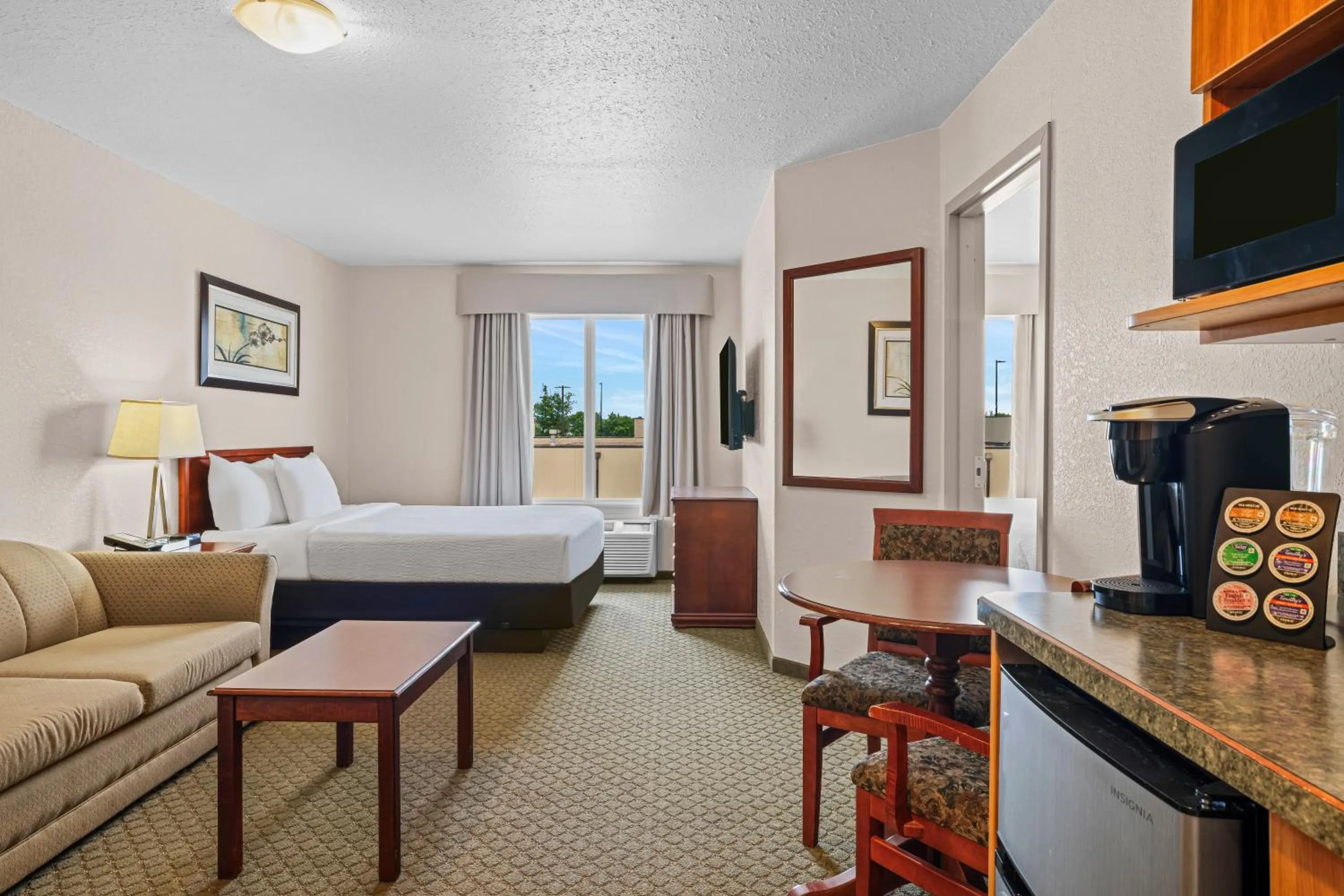 Bed in Days Inn & Suites by Wyndham Winkler