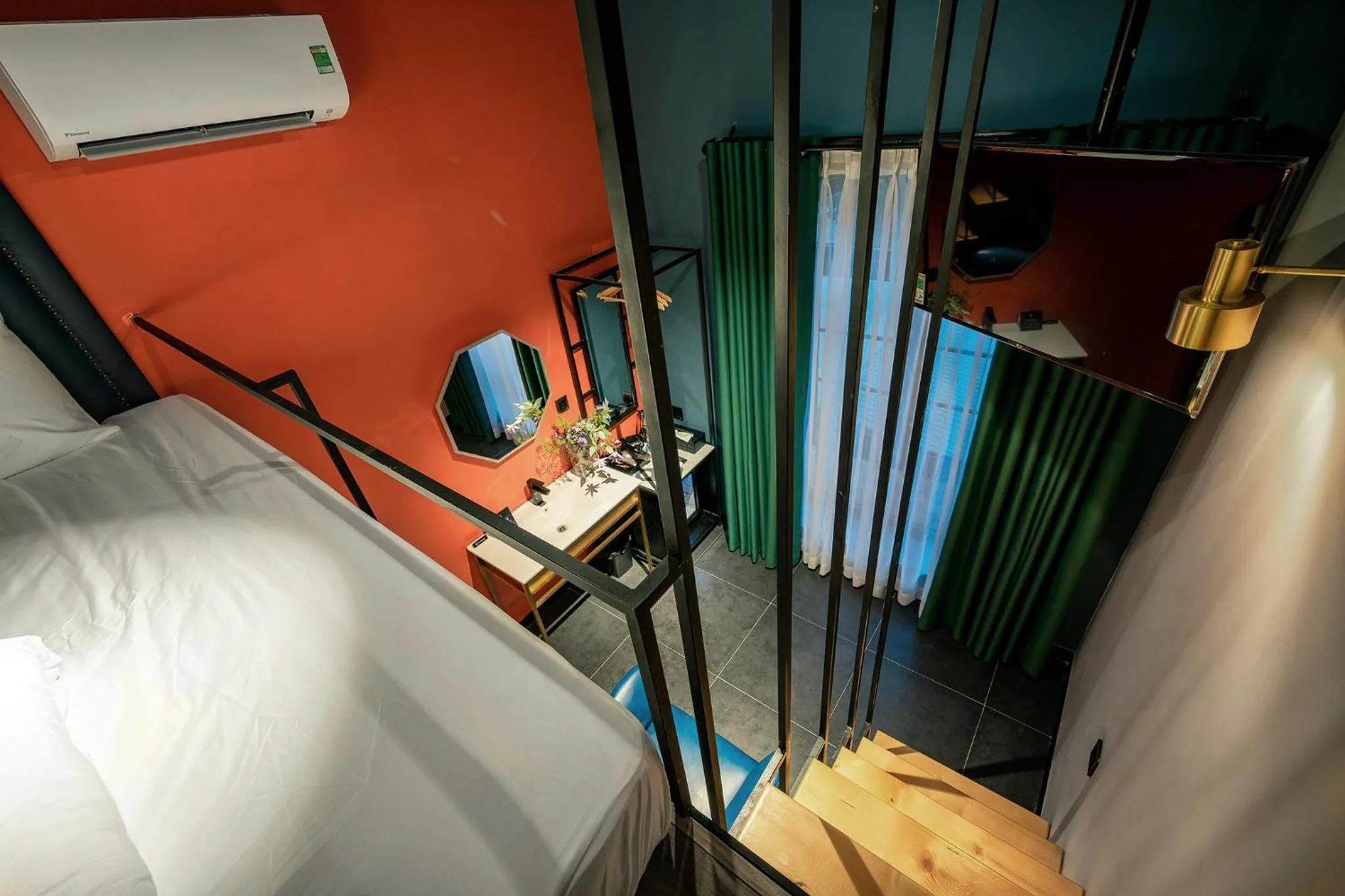 Bed in HOTEL le JARDIN SECRET saigon