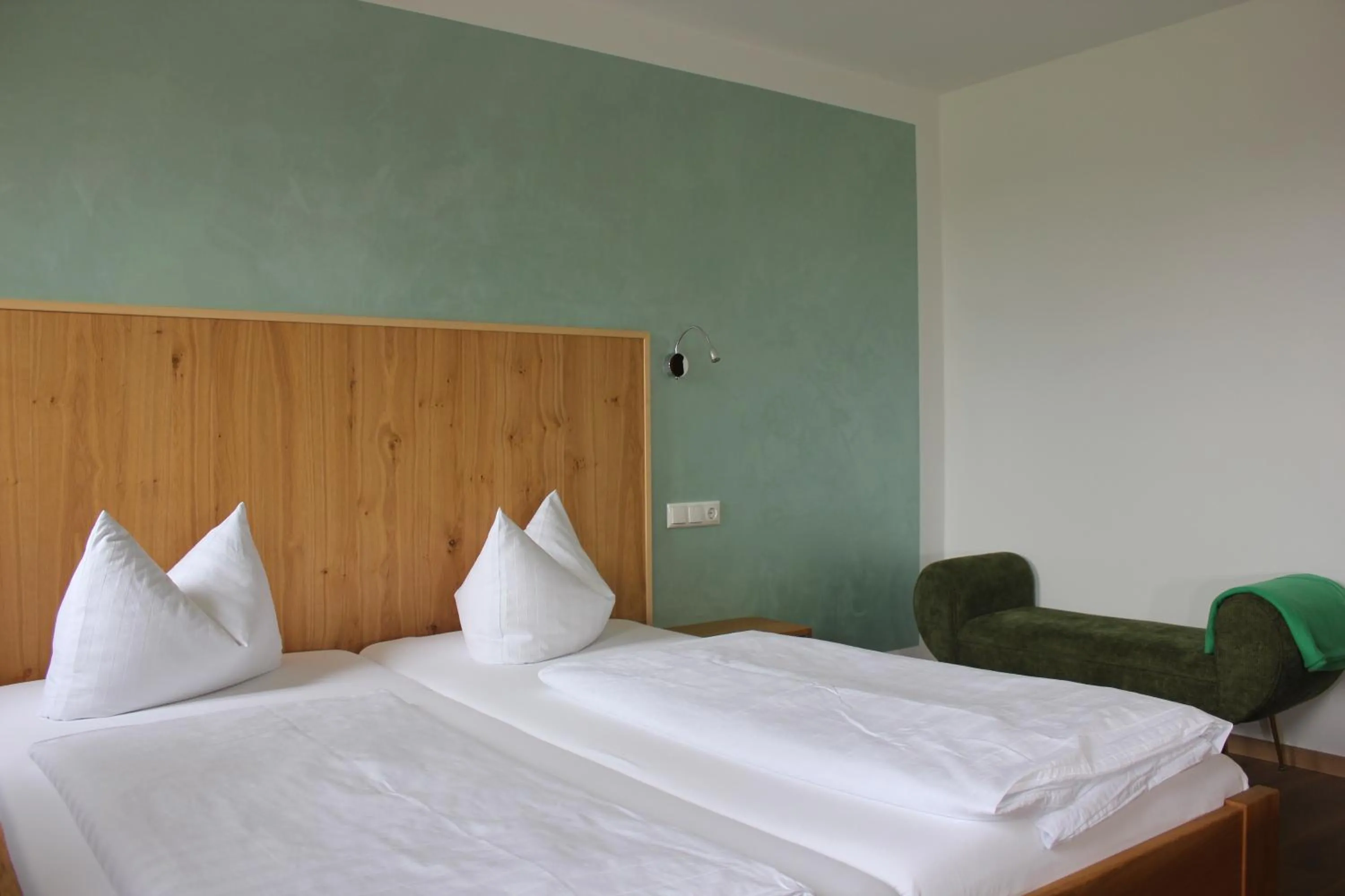 Photo of the whole room, Bed in Landgasthof Auerschmiede