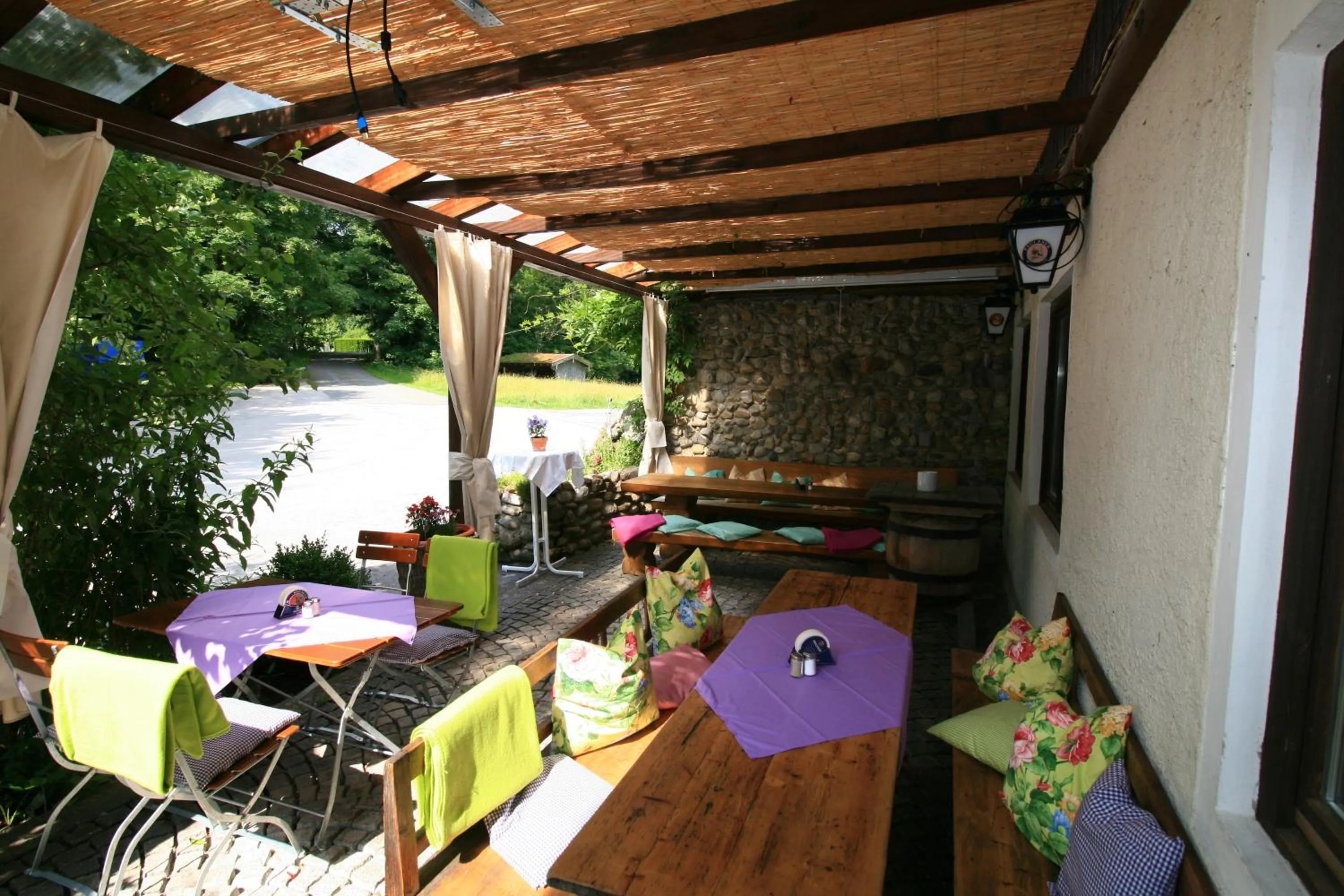 Balcony/Terrace in Landgasthof Auerschmiede