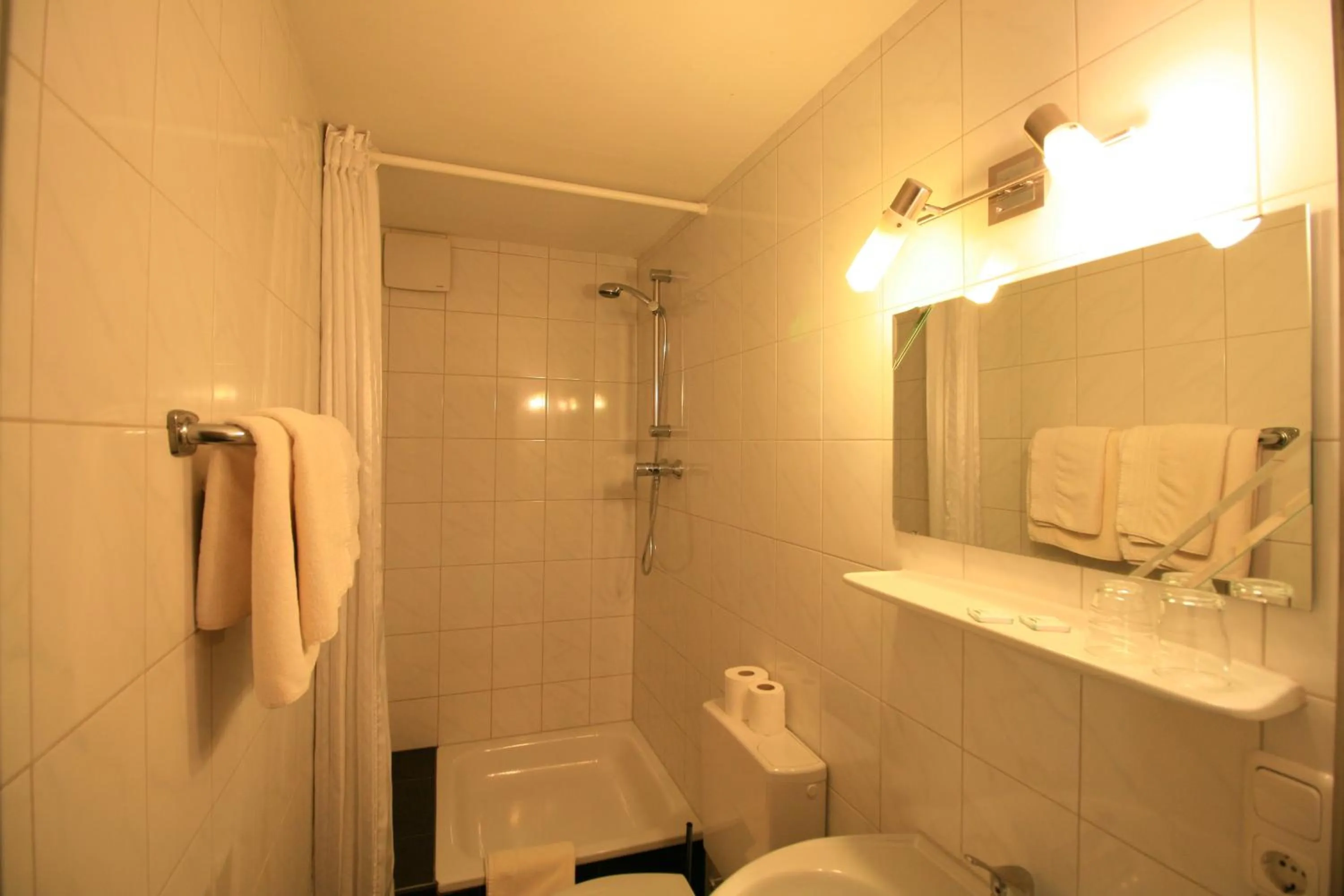 Shower in Landgasthof Auerschmiede