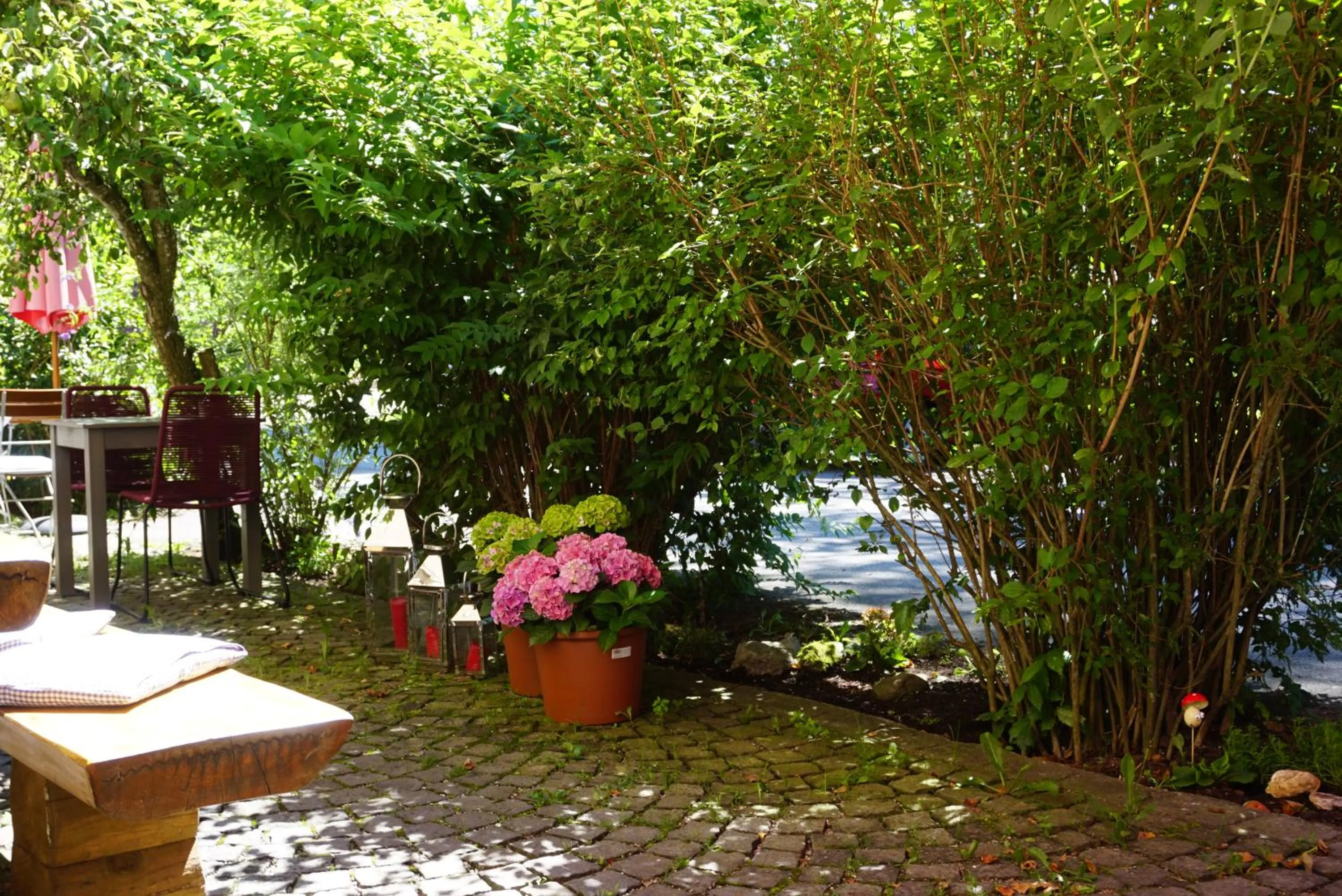 Garden in Landgasthof Auerschmiede
