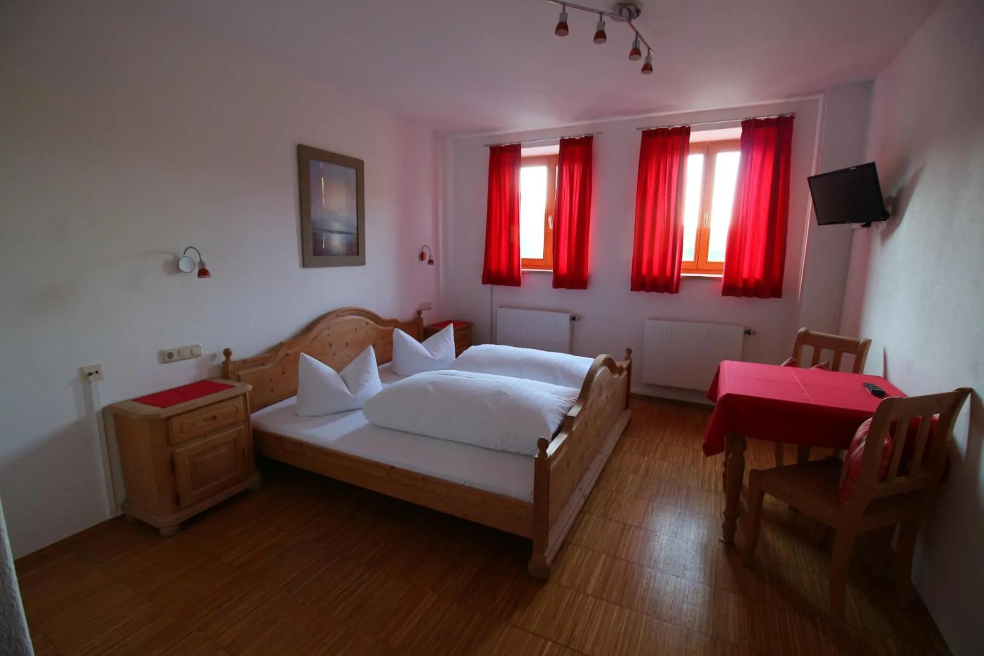 Photo of the whole room, Bed in Landgasthof Auerschmiede