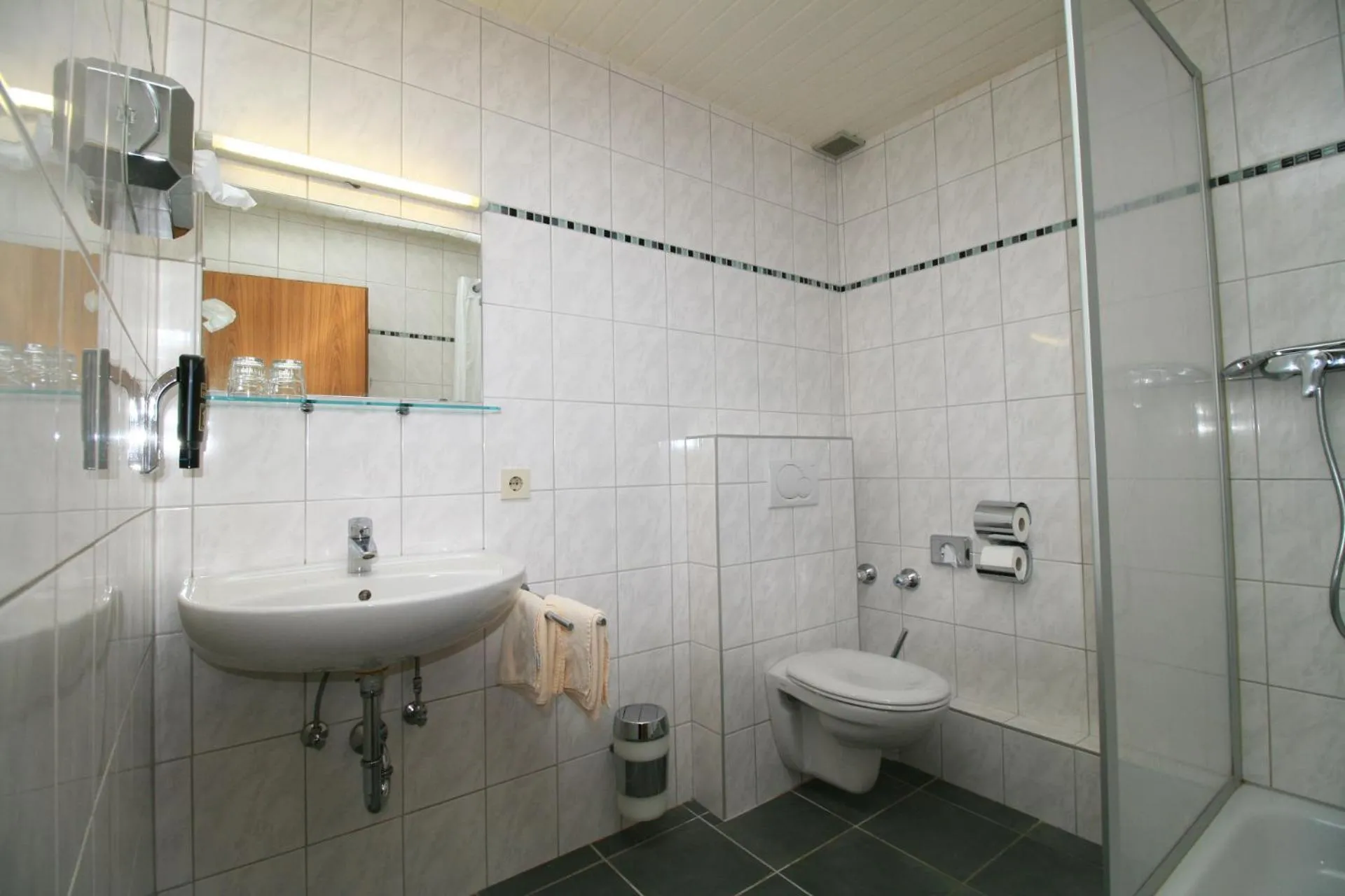 Bathroom in Landgasthof Auerschmiede