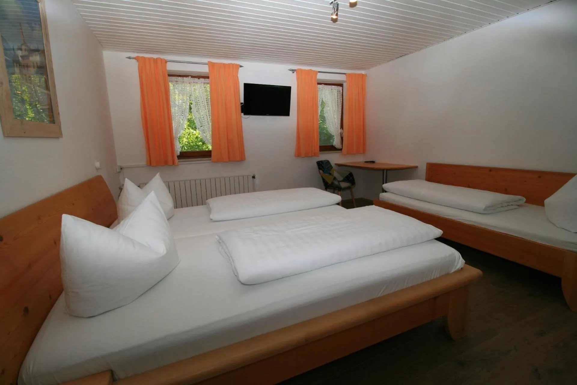 Photo of the whole room, Bed in Landgasthof Auerschmiede