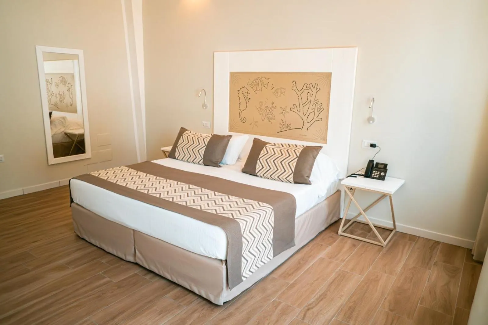 Bed in Hotel Lido Beach PHG