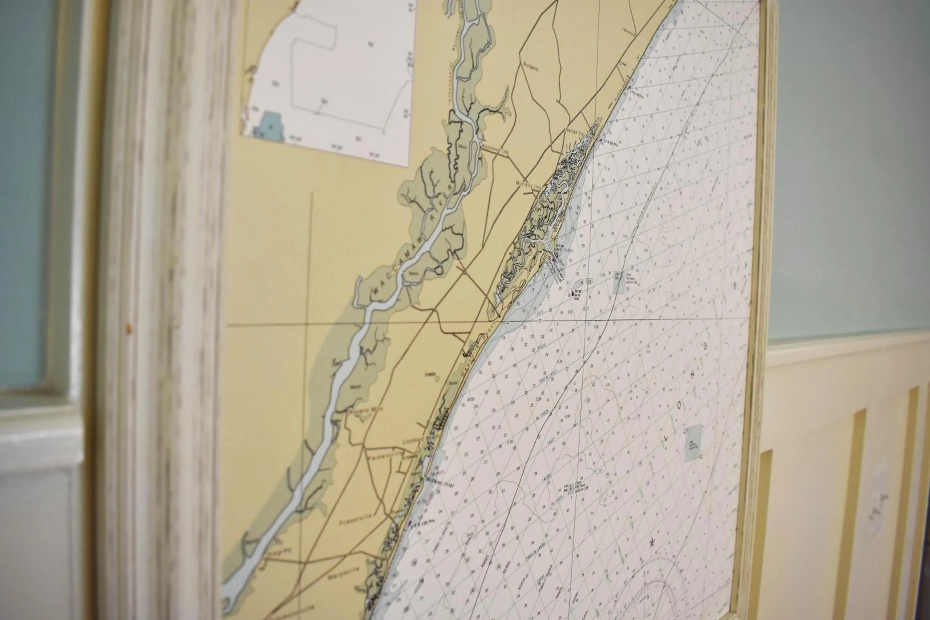 Decorative detail in The Inlet Sports Lodge