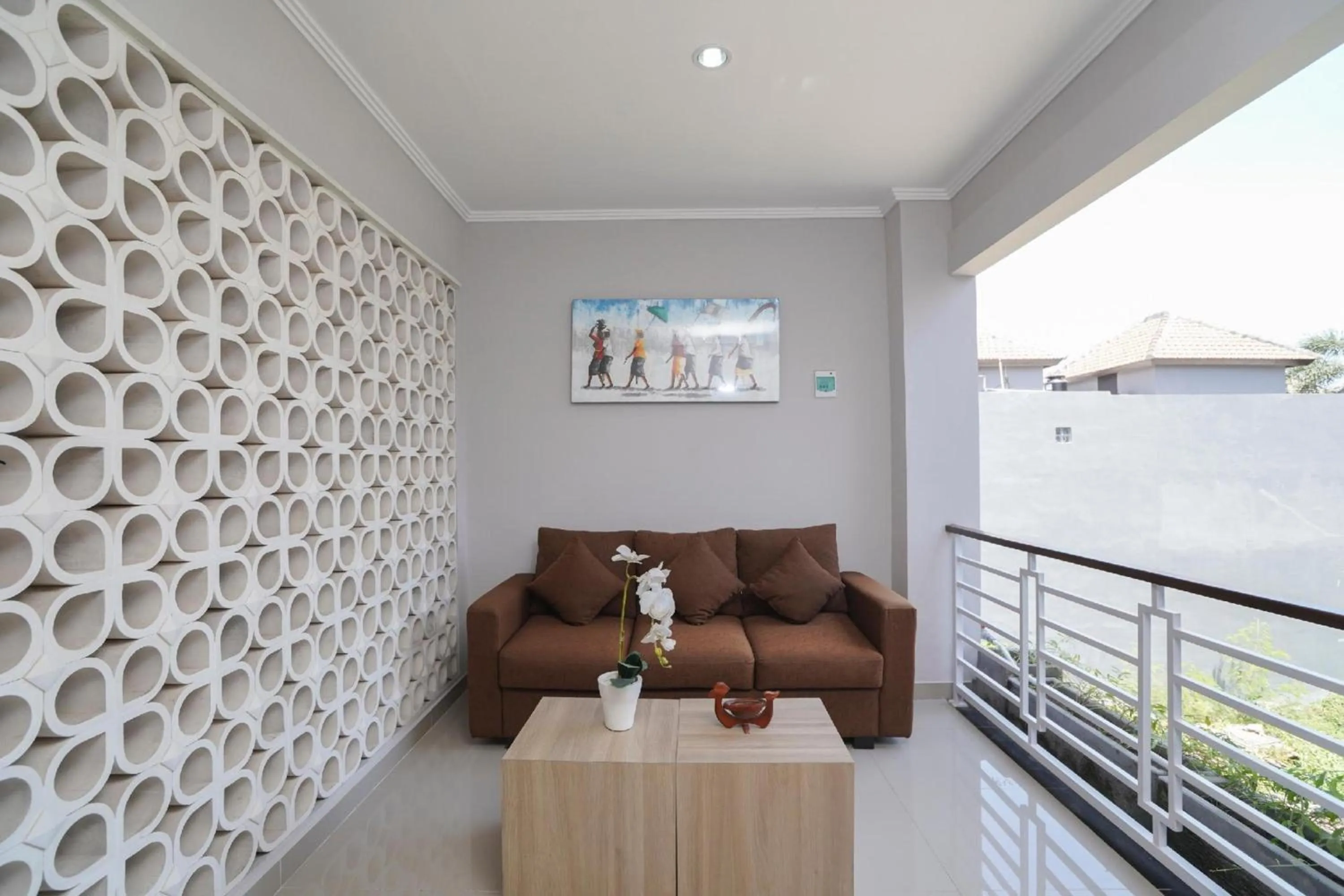 Balcony/Terrace in Capital O 2166 Elitya Stay