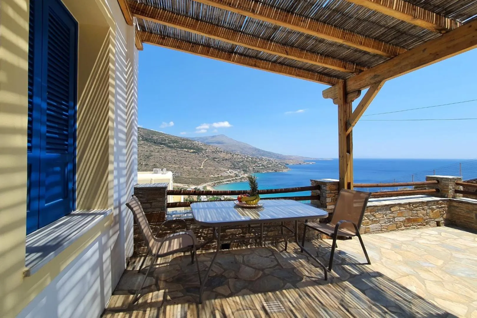 Balcony/Terrace in Monolithos Villas