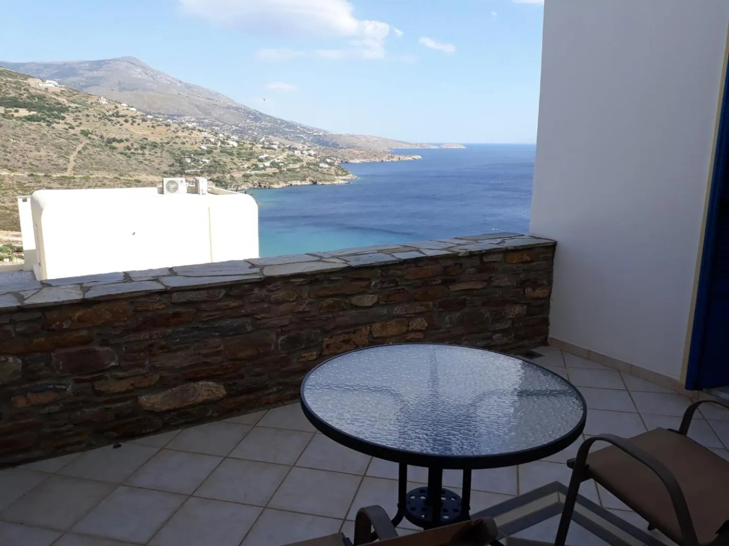 Patio in Monolithos Villas