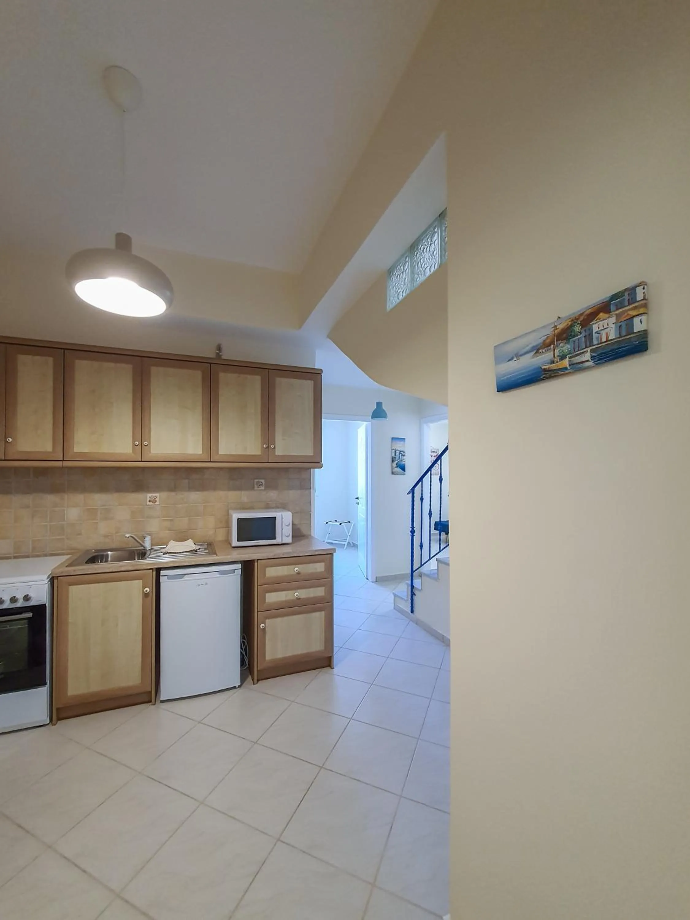 kitchen in Monolithos Villas