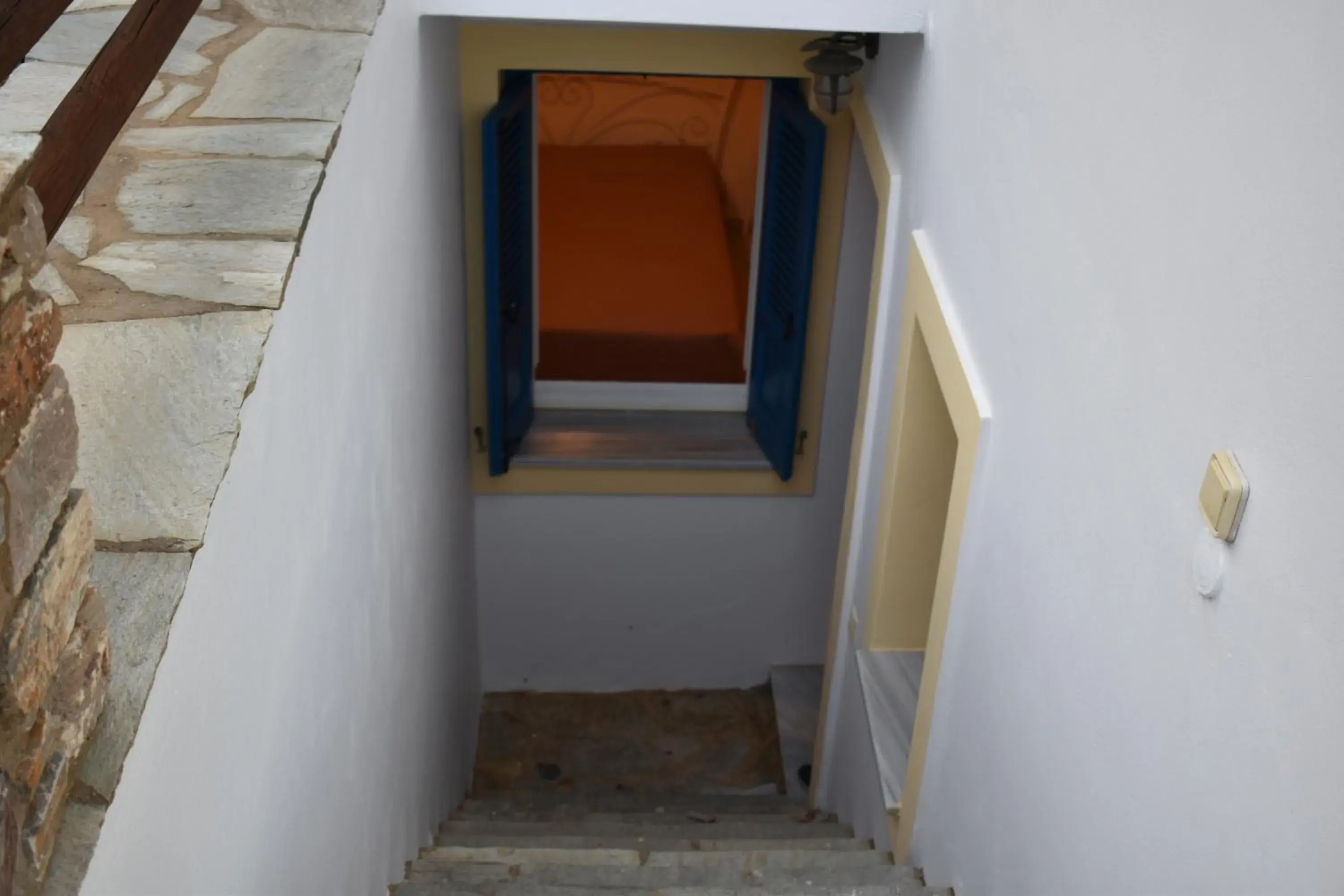 Facade/entrance in Monolithos Villas Facade/entrance in Monolithos Villas