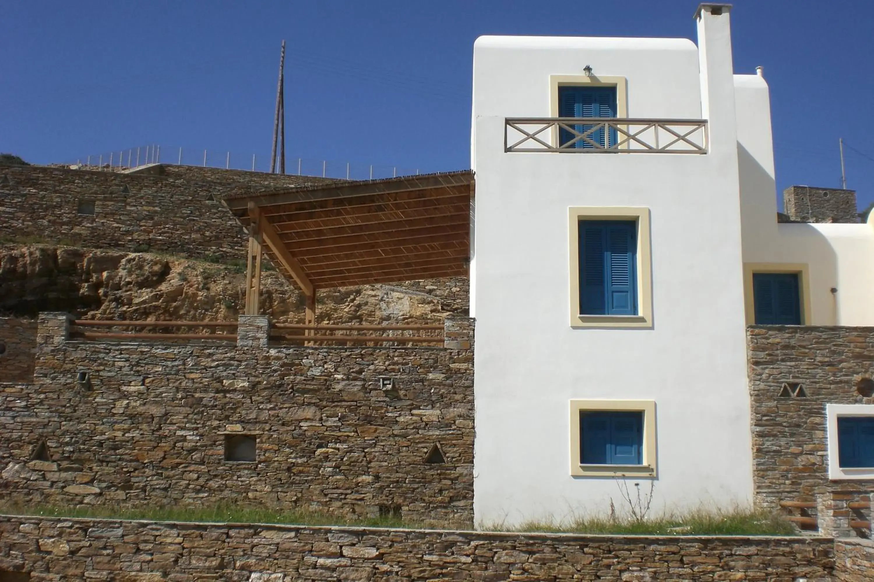 Property building in Monolithos Villas Property building in Monolithos Villas