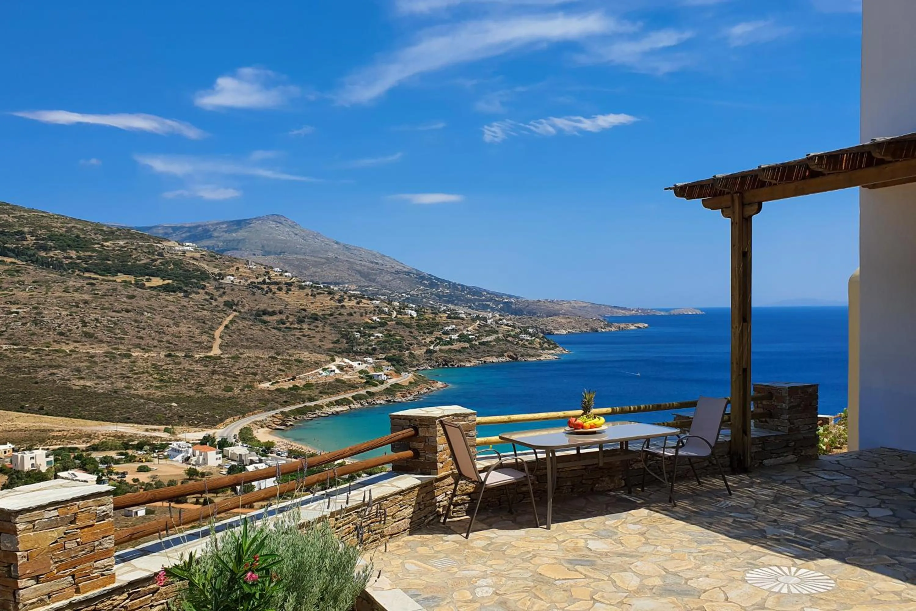 Balcony/Terrace in Monolithos Villas