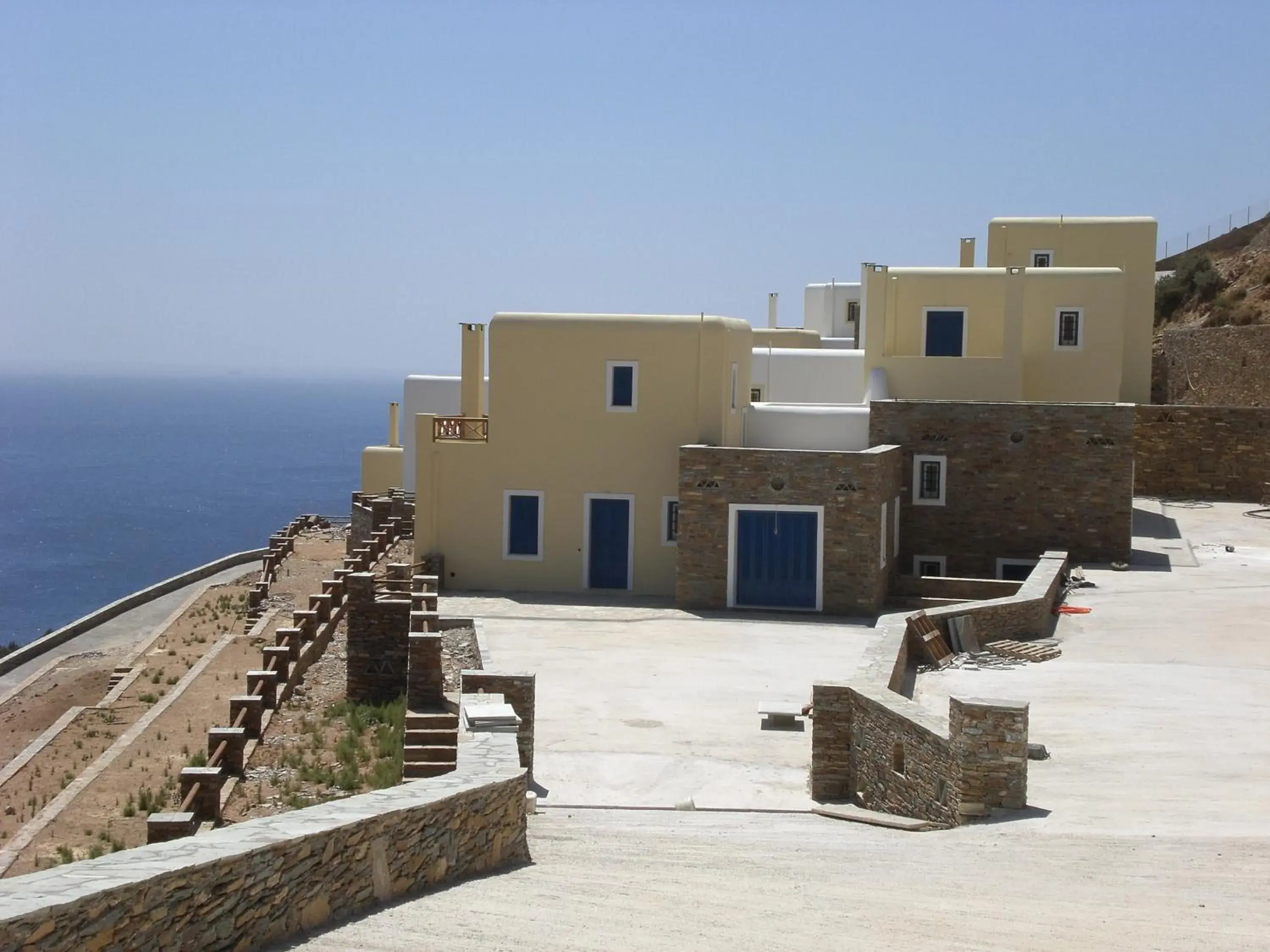 Property building in Monolithos Villas Property building in Monolithos Villas