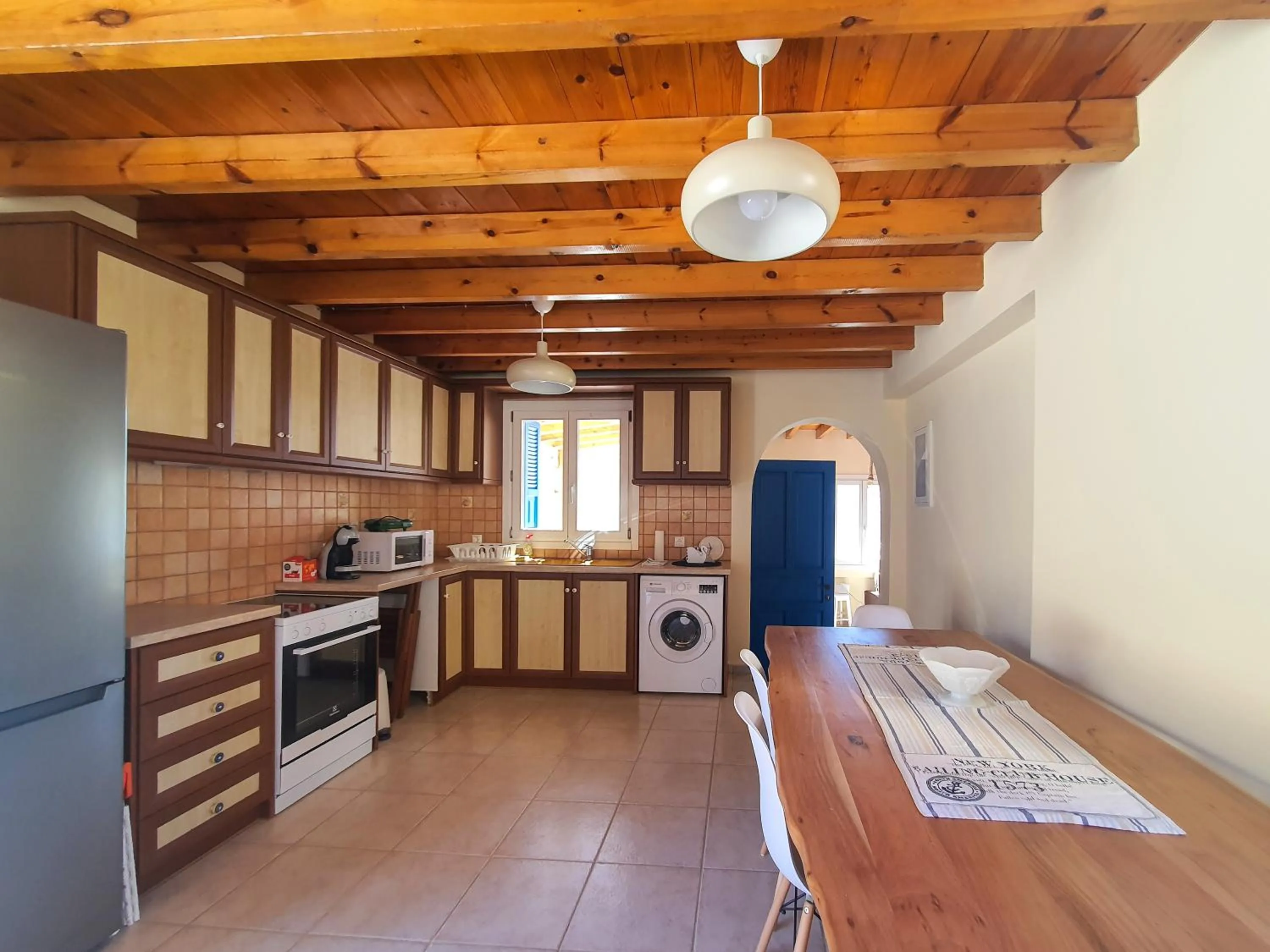 kitchen in Monolithos Villas