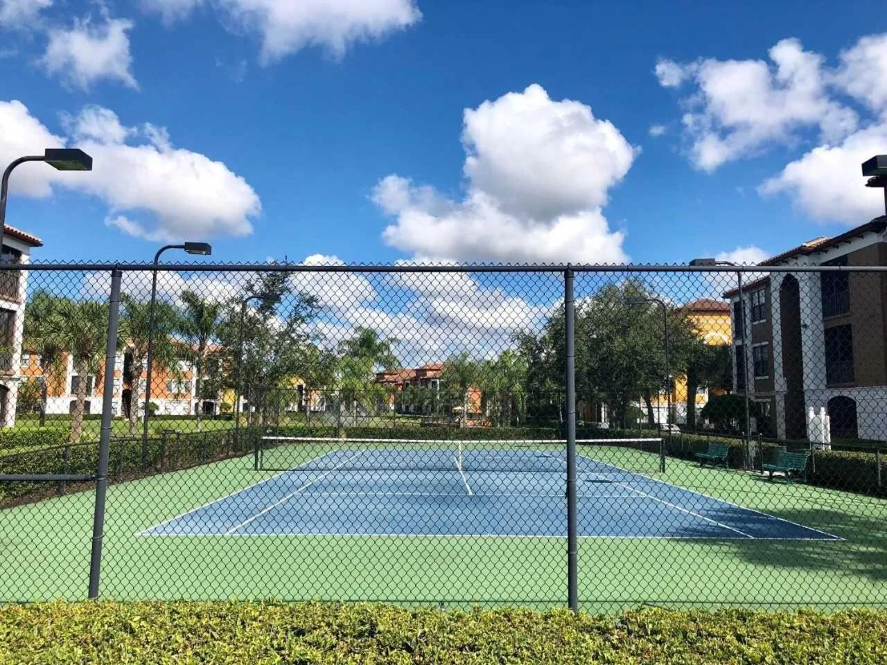 Tennis court in Serenata Condominiums,Sarasota