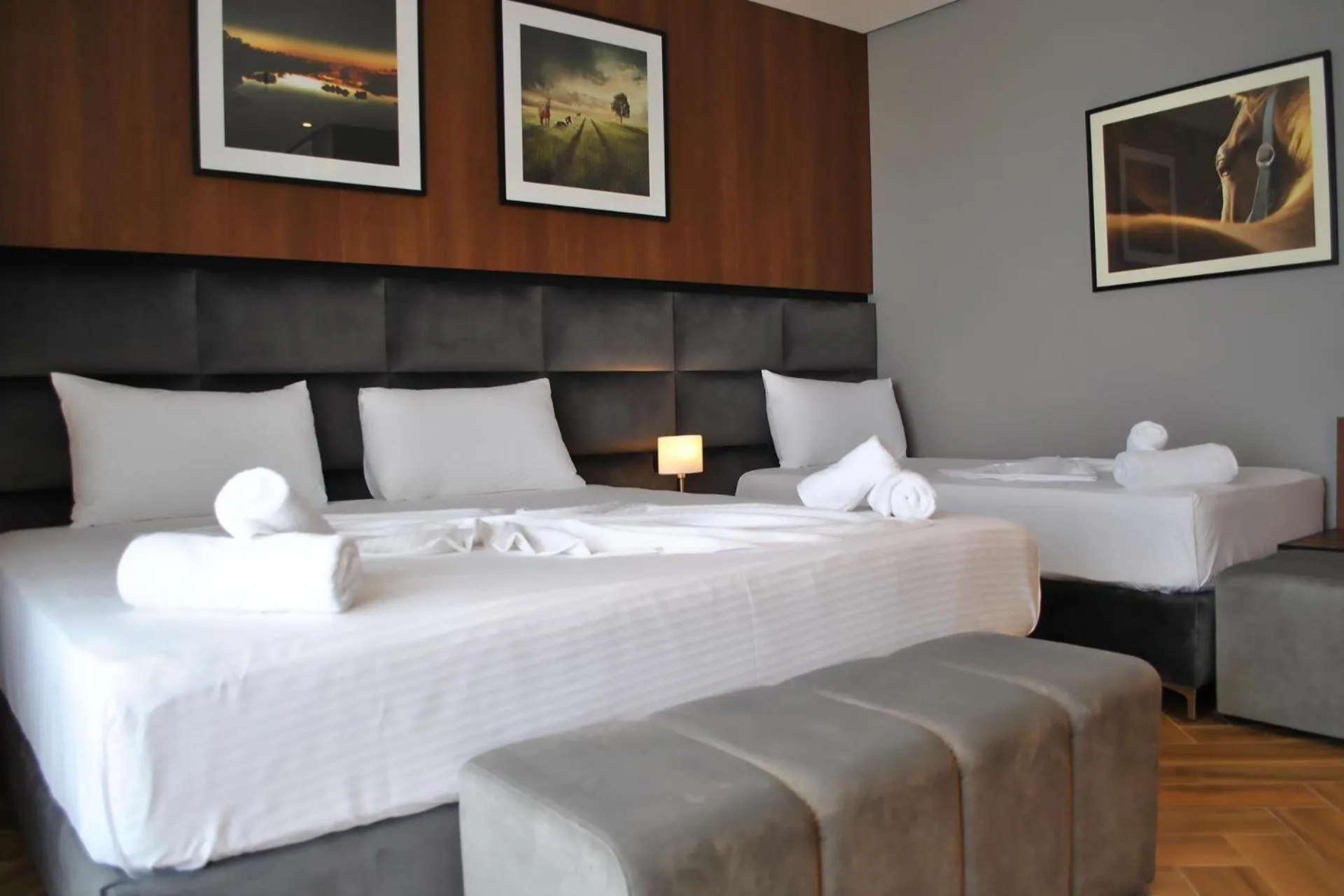 Bed in Twin Towers Hotel City & Beach Resort