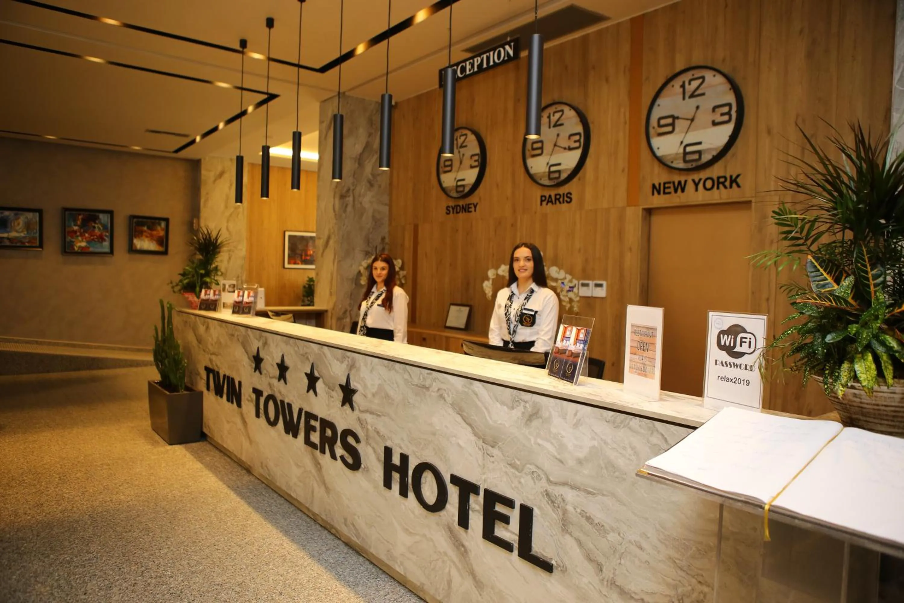 Staff in Twin Towers Hotel City & Beach Resort