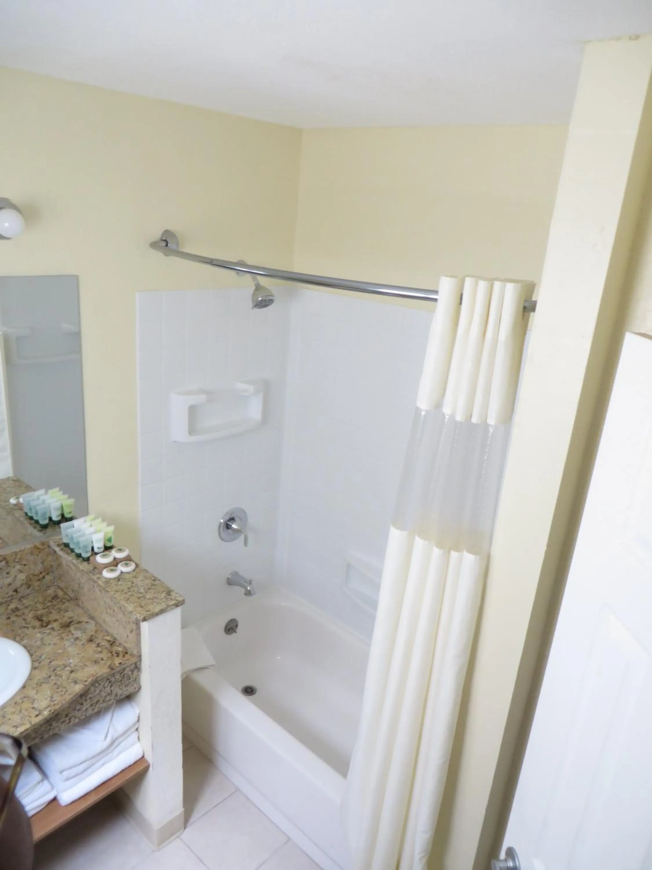 Bathroom, Bed in Best Inn & Suites