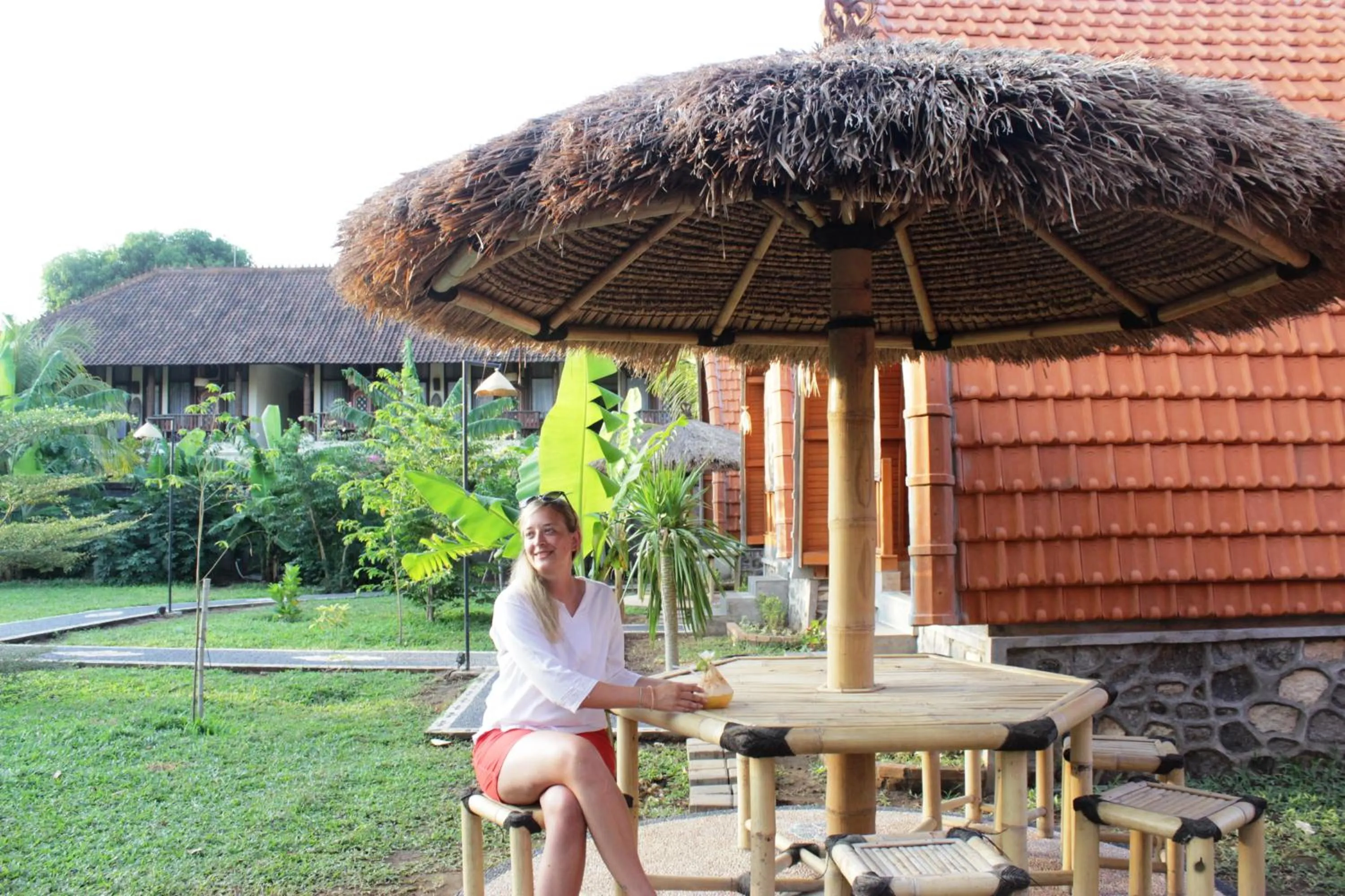 People in Kubu Padi Wooden House