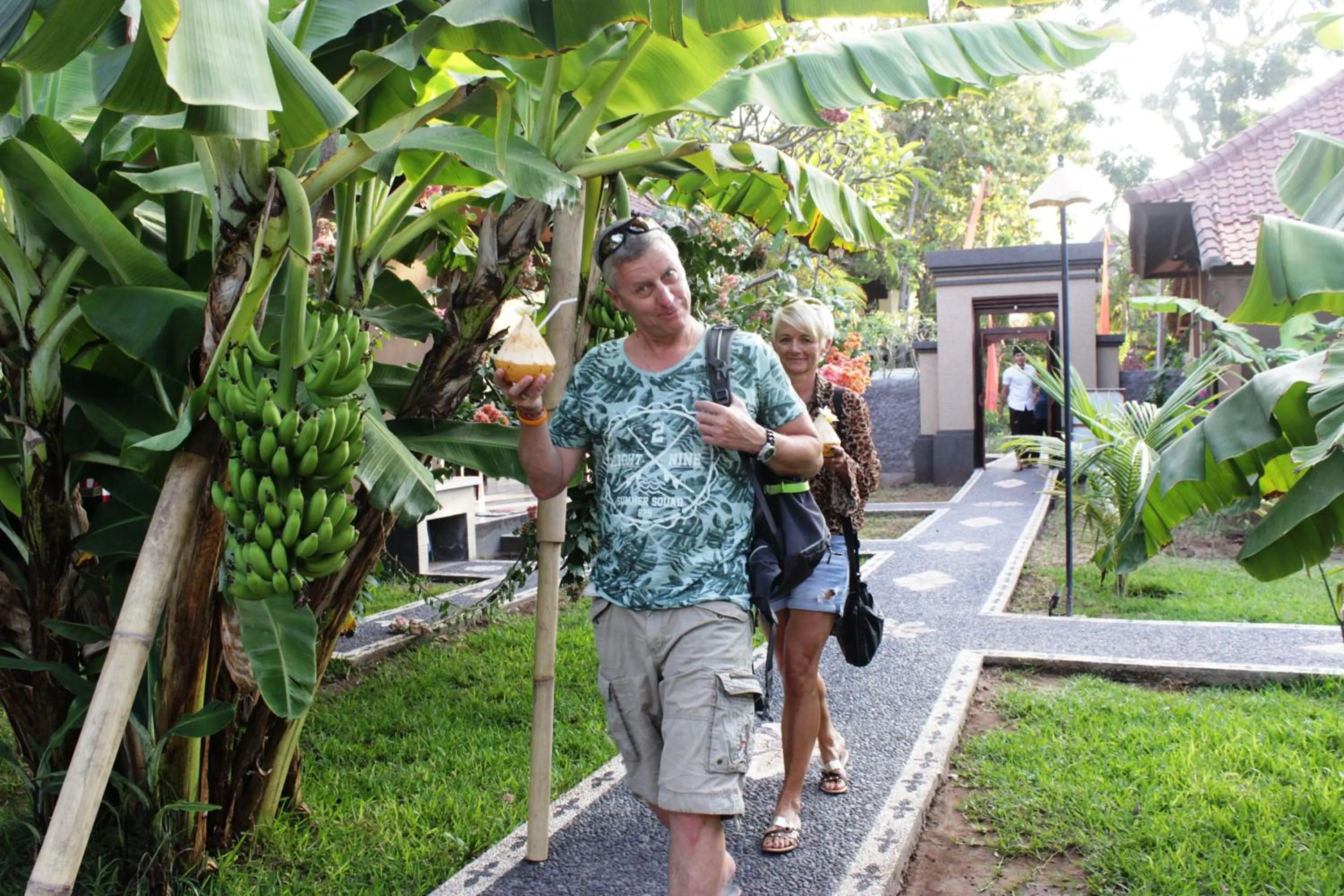 People in Kubu Padi Wooden House