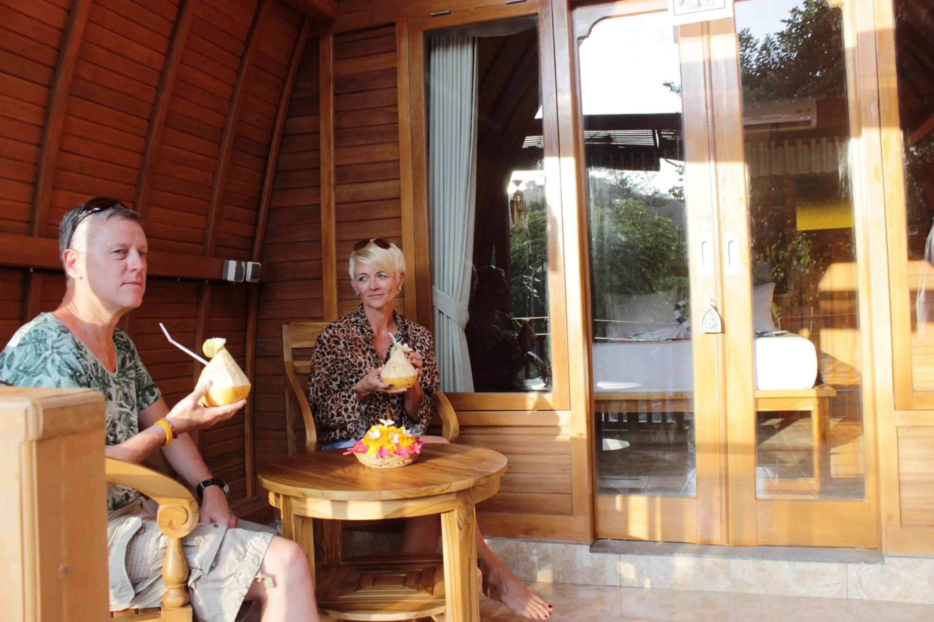 Patio in Kubu Padi Wooden House