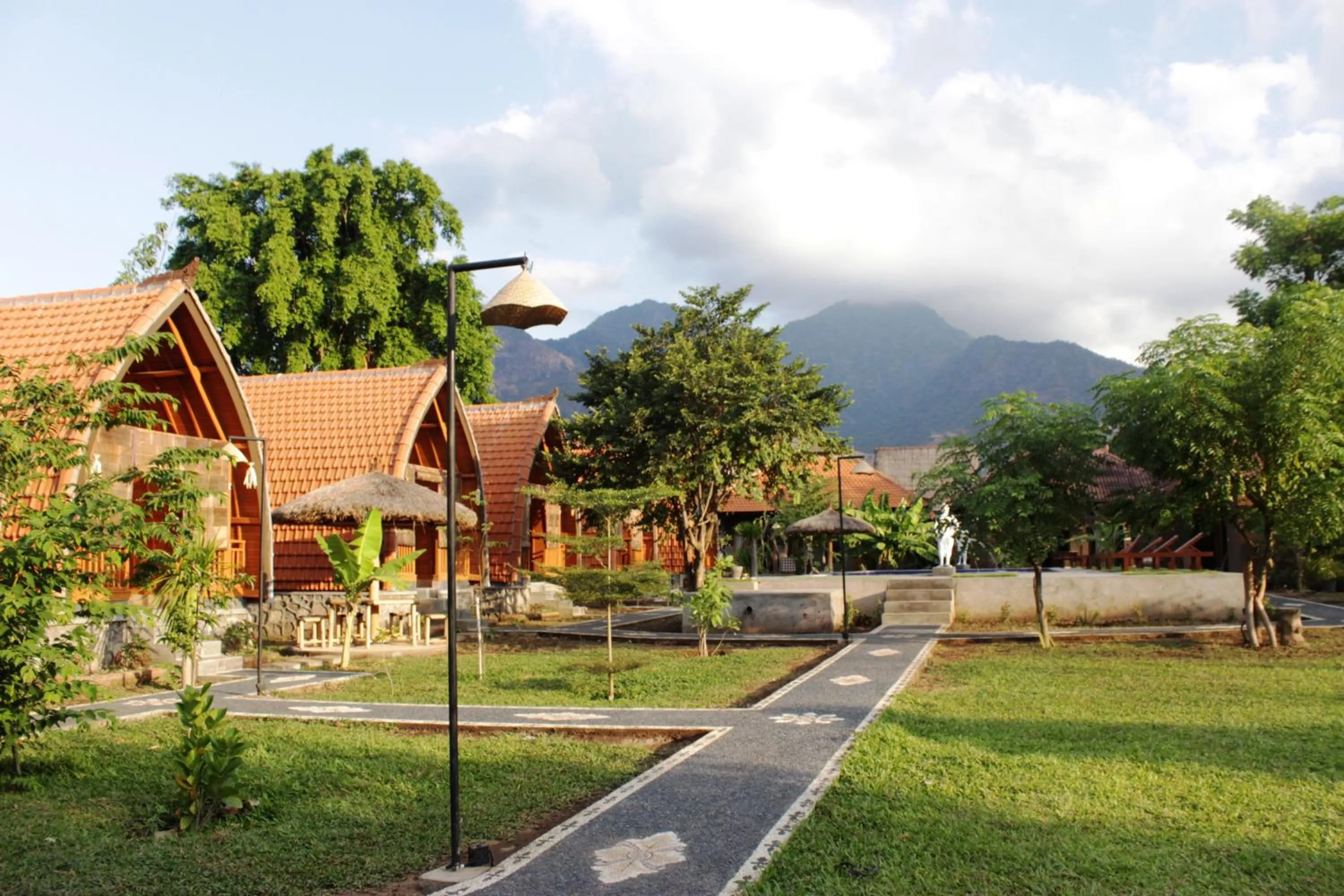Garden in Kubu Padi Wooden House