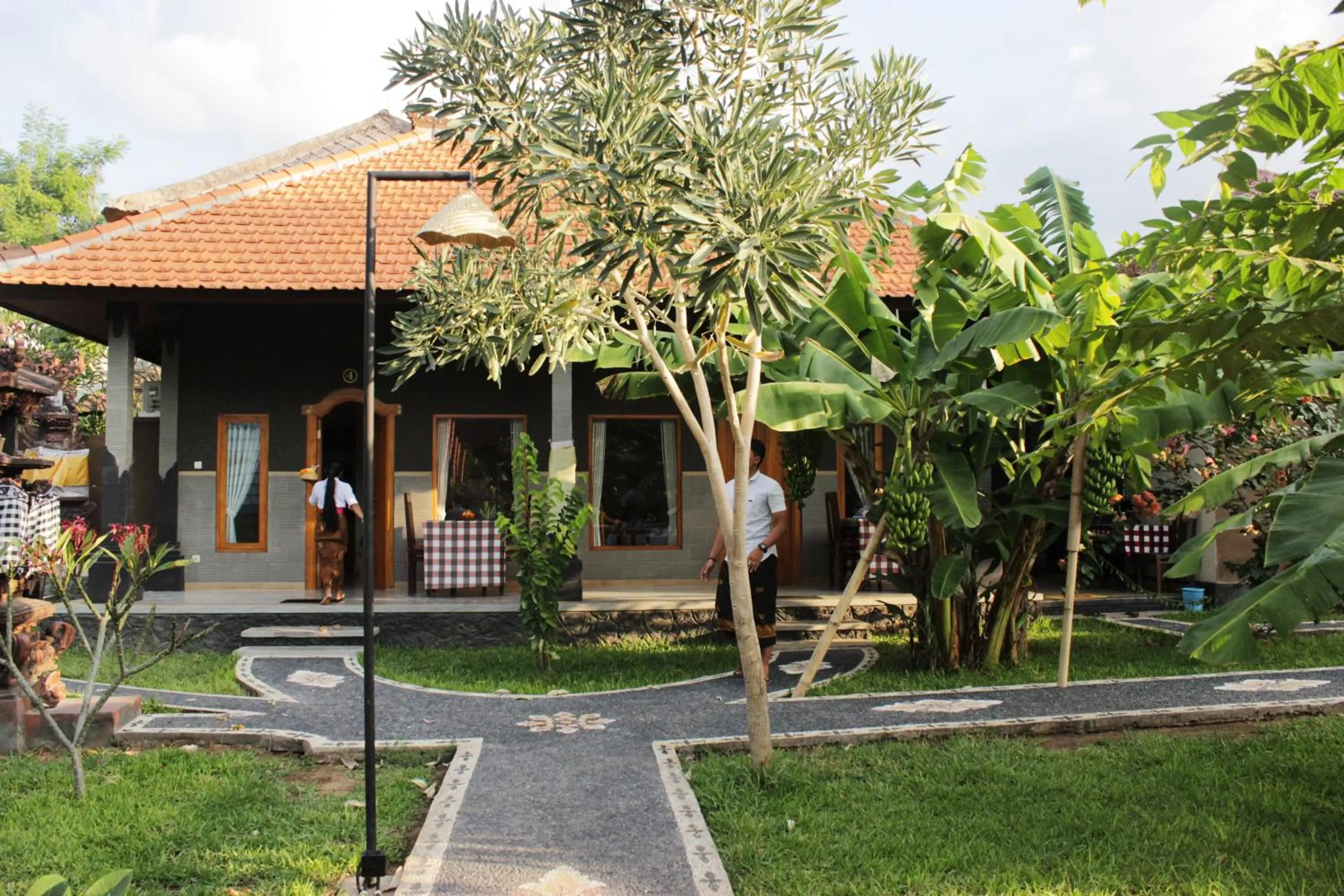 Garden in Kubu Padi Wooden House