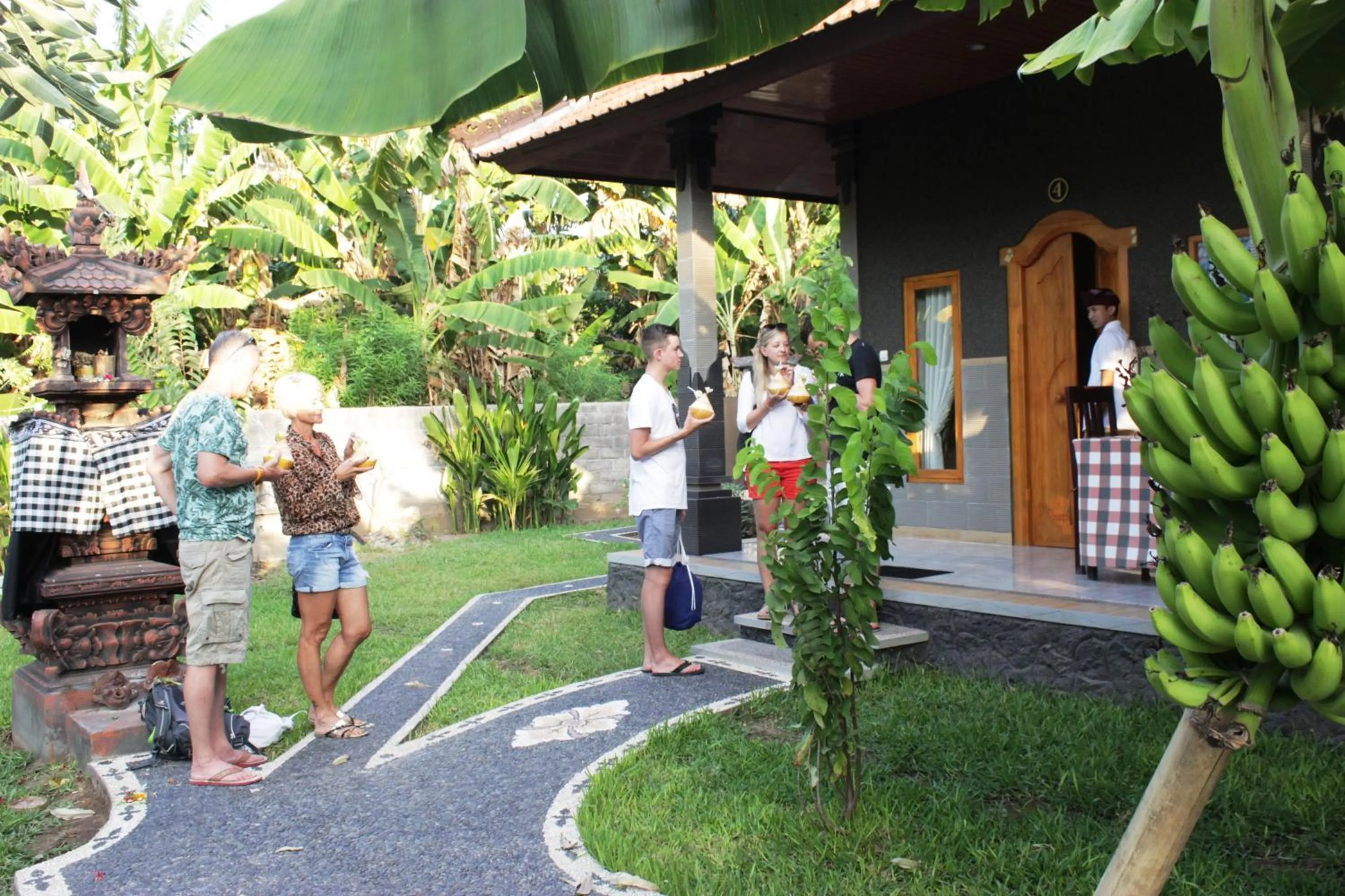Garden in Kubu Padi Wooden House