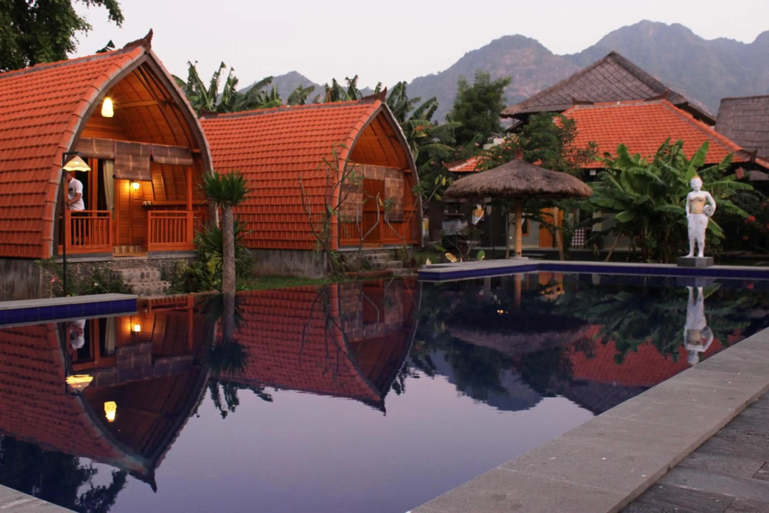 Swimming pool in Kubu Padi Wooden House