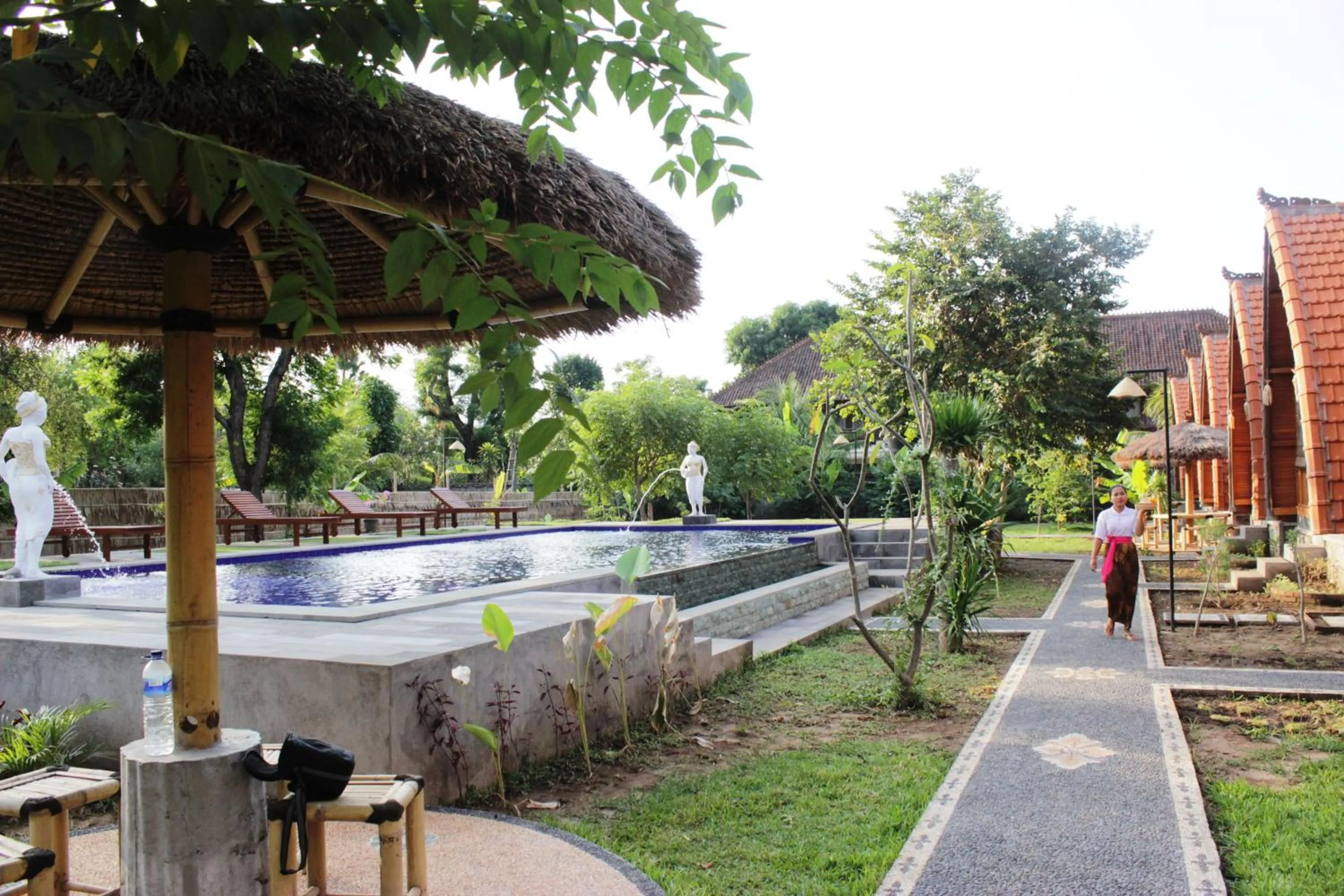 Swimming pool in Kubu Padi Wooden House