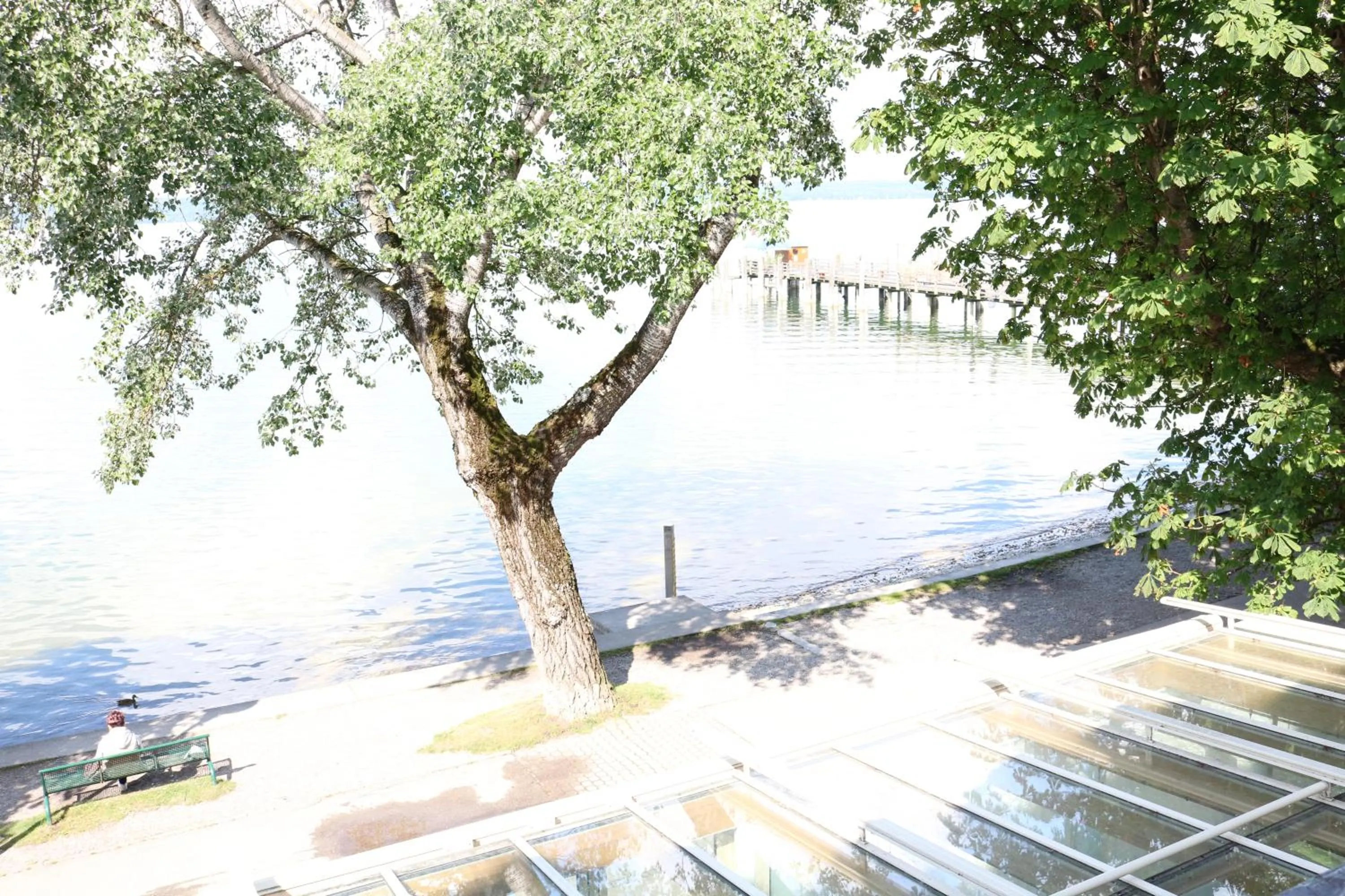 Lake view in Seehotel Pegasus