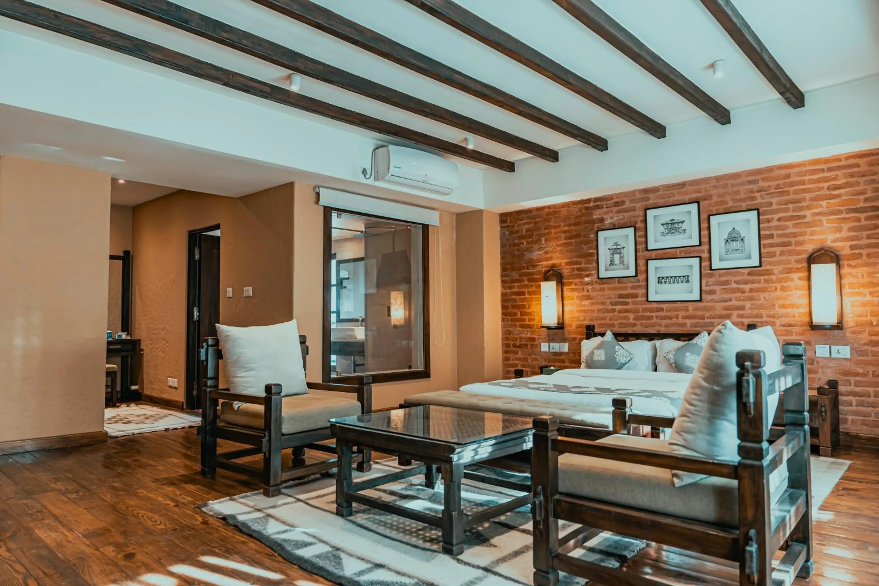 Photo of the whole room in Hotel Thamel House - 6 km from Boudhanath Stupa, Kathmandu