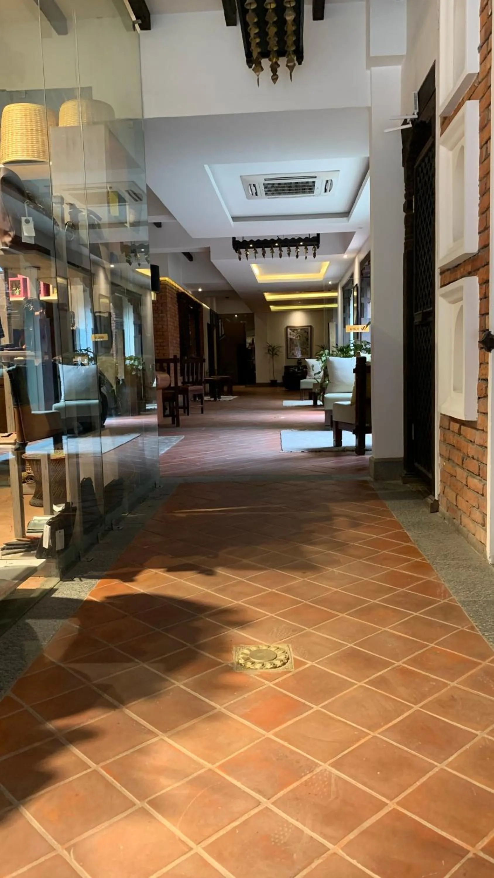Lobby or reception in Hotel Thamel House - 6 km from Boudhanath Stupa, Kathmandu