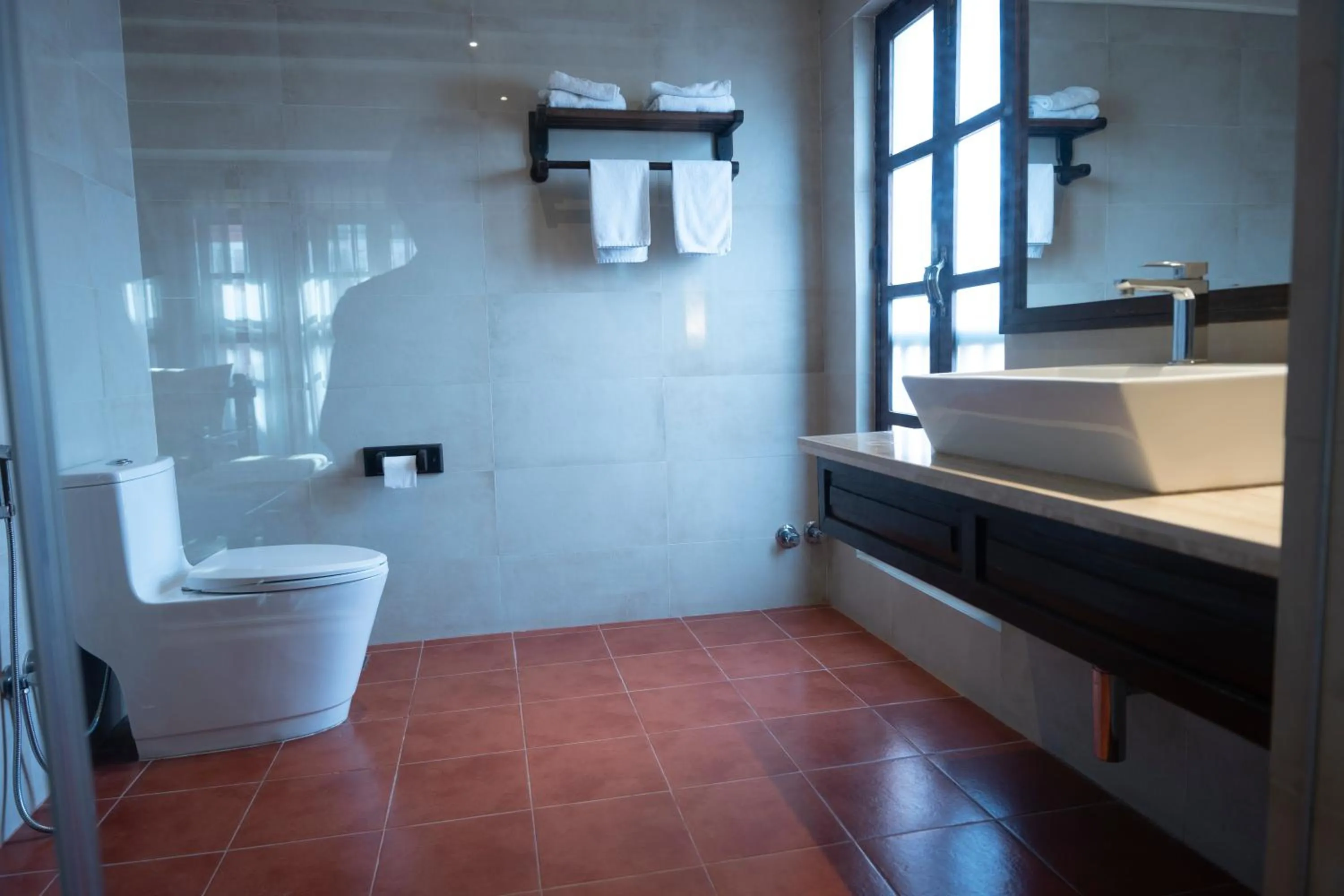 Bathroom in Hotel Thamel House - 6 km from Boudhanath Stupa, Kathmandu