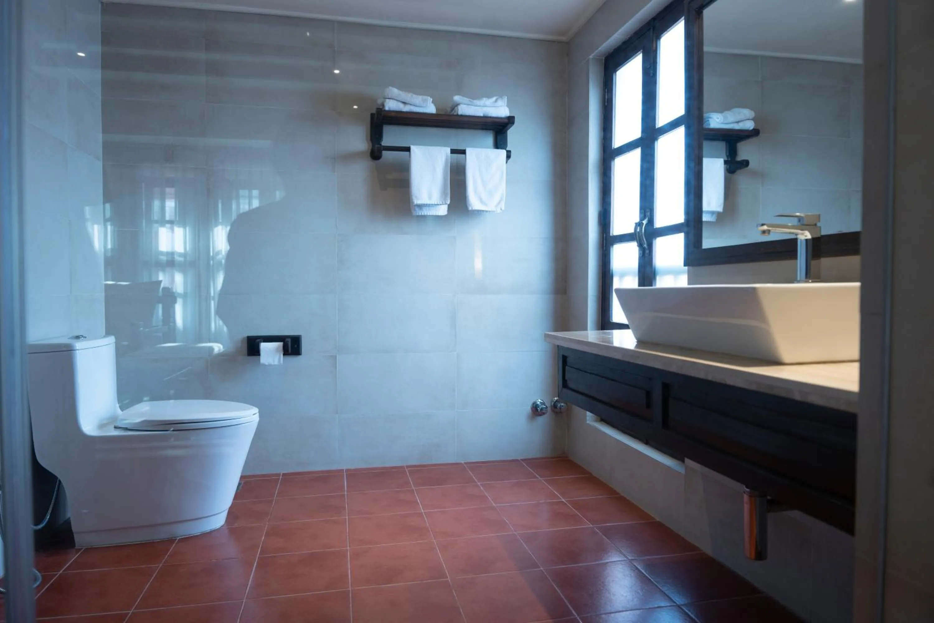 Bathroom in Hotel Thamel House - 6 km from Boudhanath Stupa, Kathmandu