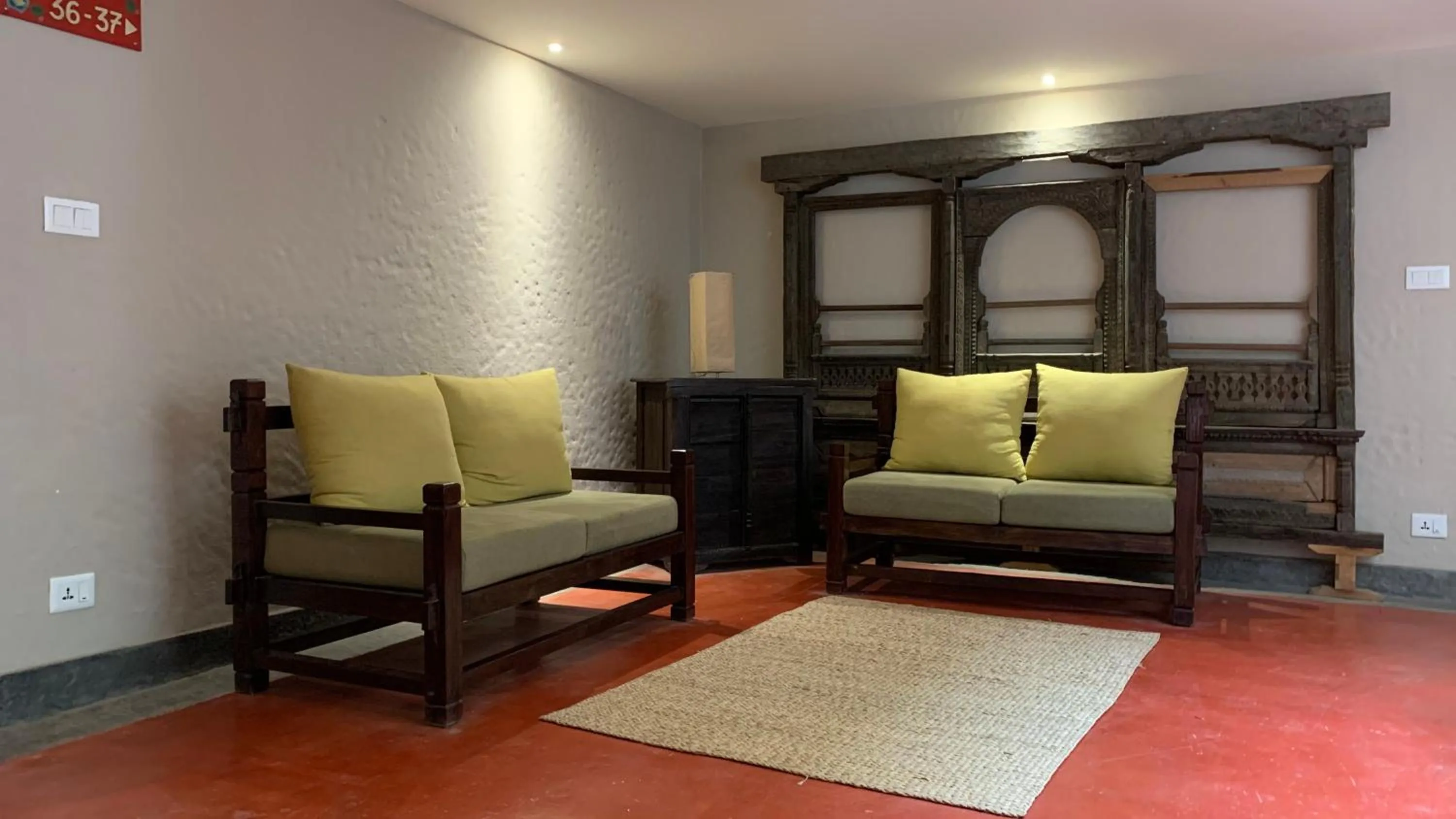 Seating area in Hotel Thamel House - 6 km from Boudhanath Stupa, Kathmandu