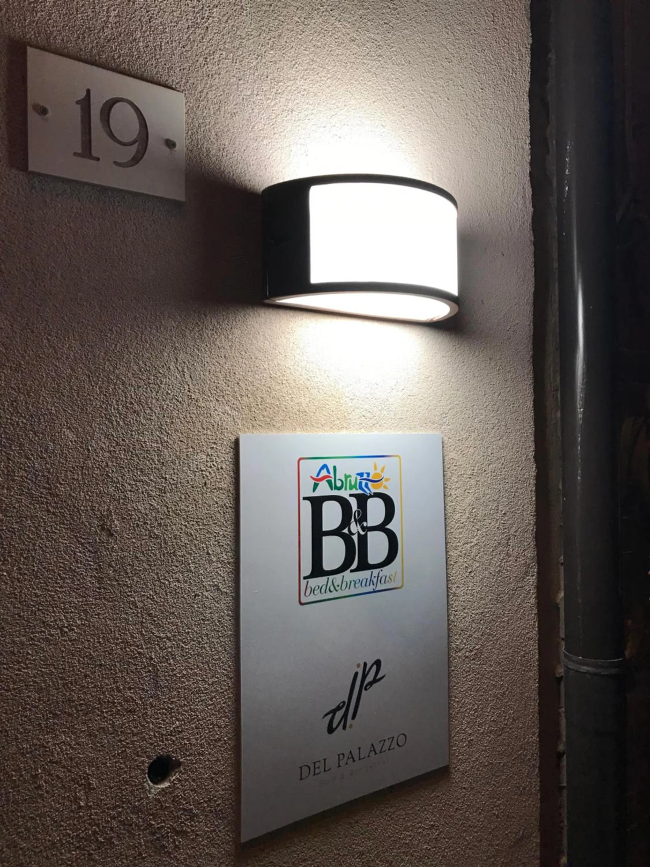 Property logo or sign in B&B del Palazzo