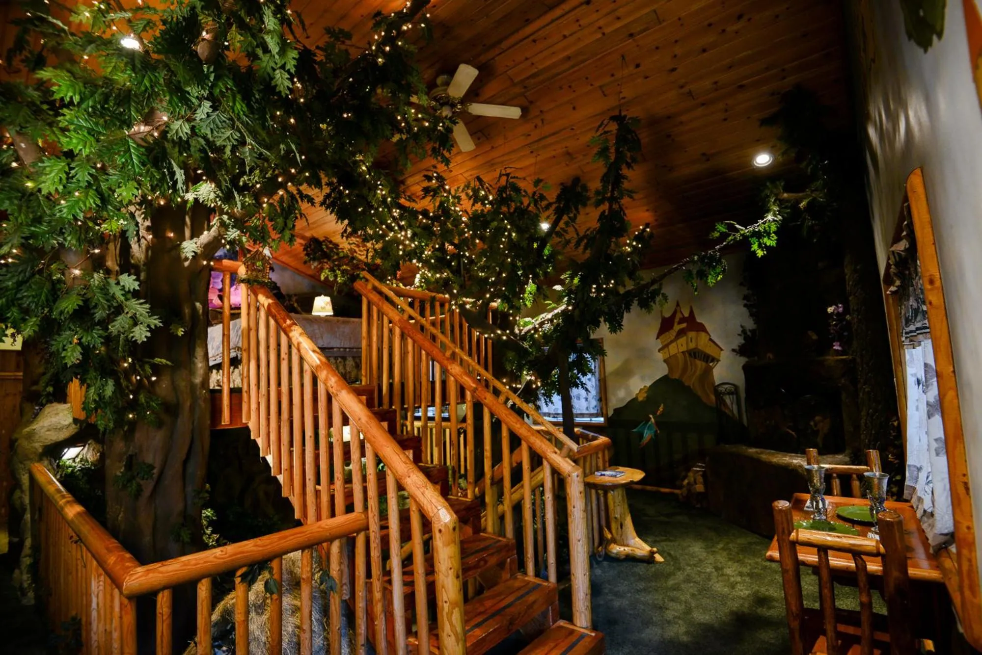 Decorative detail in Castle Wood Theme Cottages- COUPLES ONLY