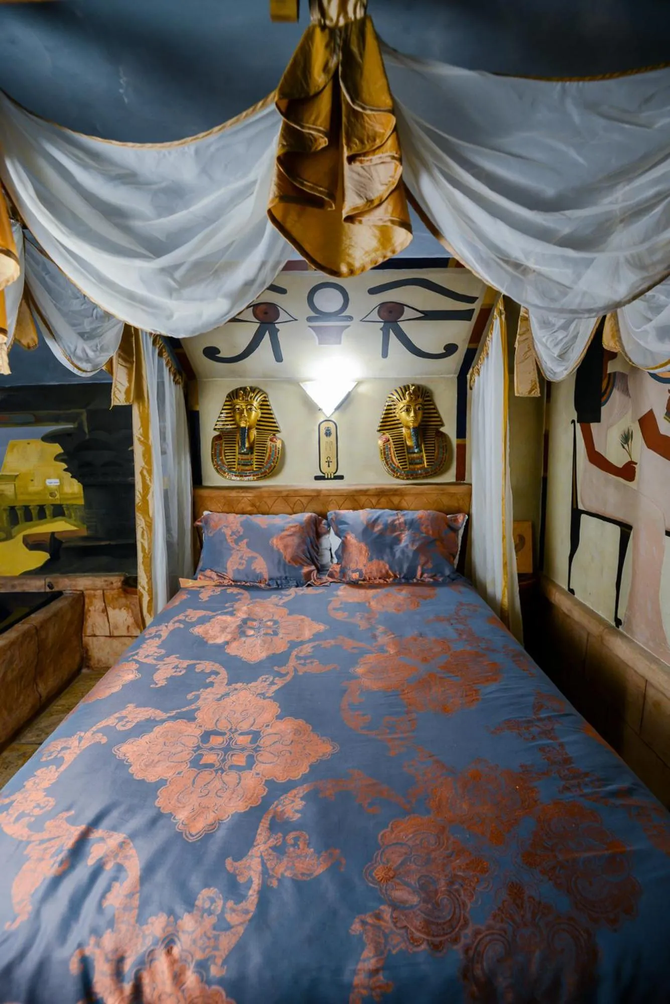 Bed in Castle Wood Theme Cottages- COUPLES ONLY