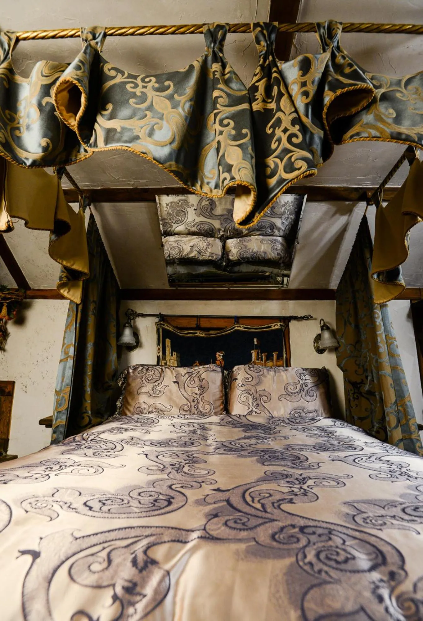 Bed in Castle Wood Theme Cottages- COUPLES ONLY