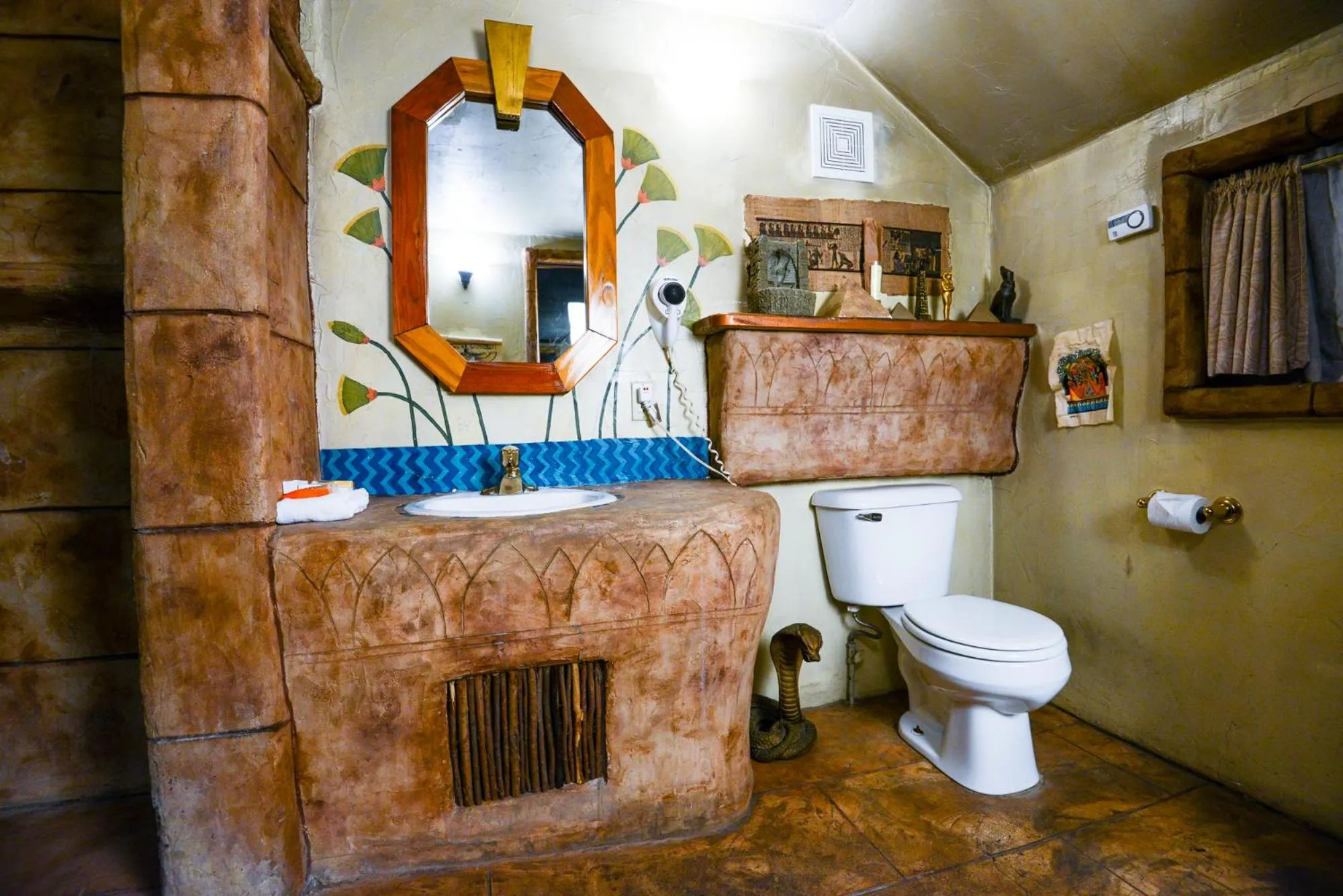 Bathroom in Castle Wood Theme Cottages- COUPLES ONLY