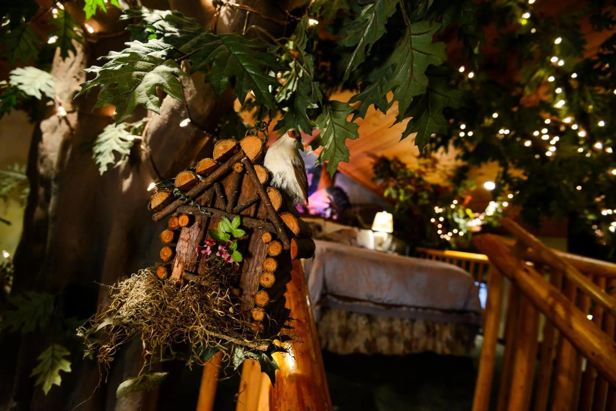 Decorative detail in Castle Wood Theme Cottages- COUPLES ONLY