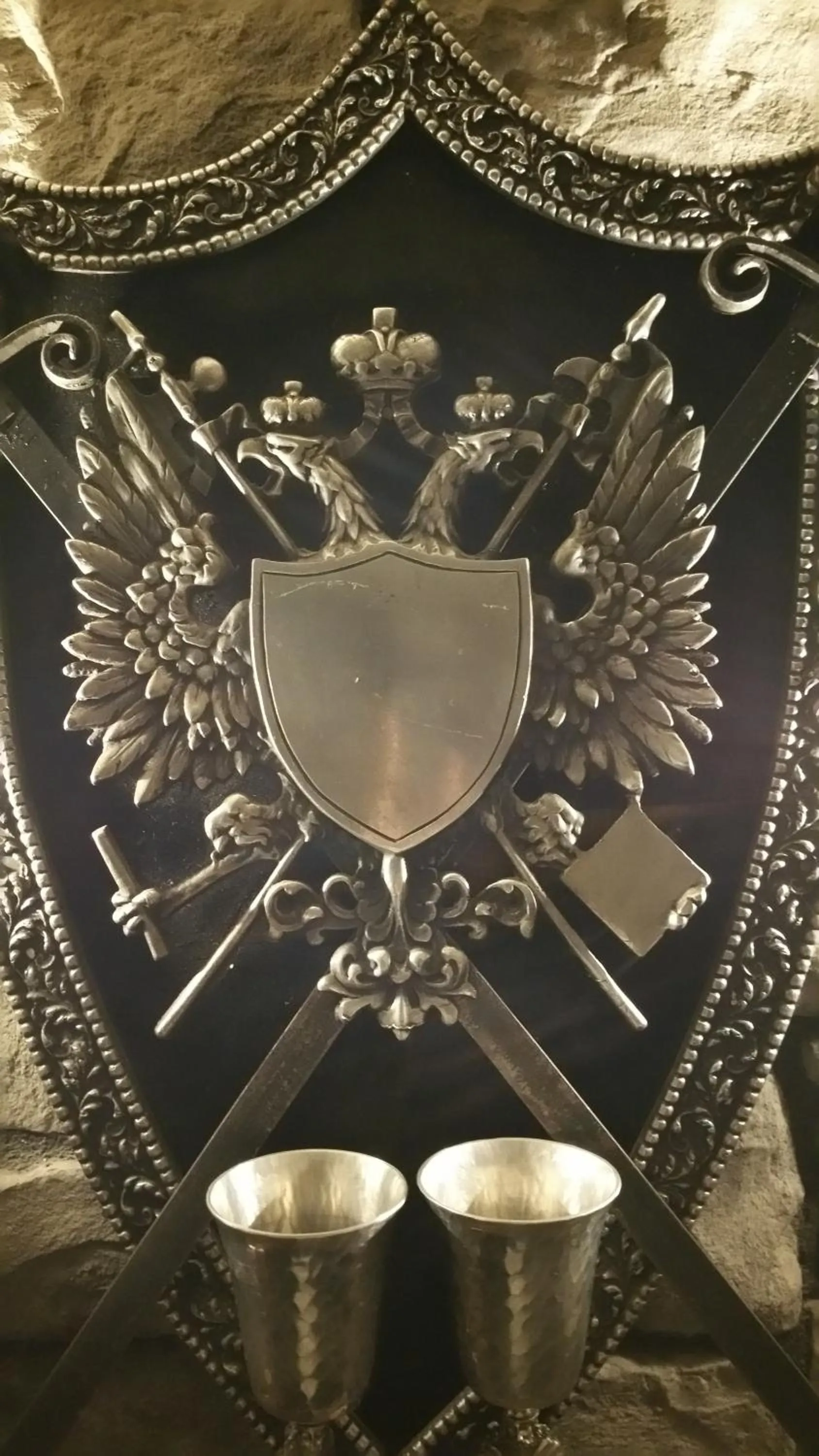 Decorative detail in Castle Wood Theme Cottages- COUPLES ONLY