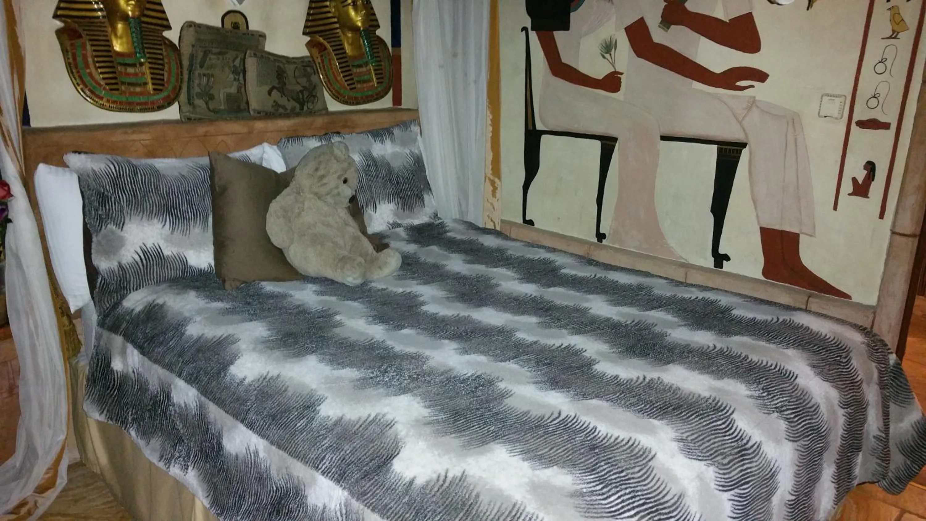 Bed in Castle Wood Theme Cottages- COUPLES ONLY