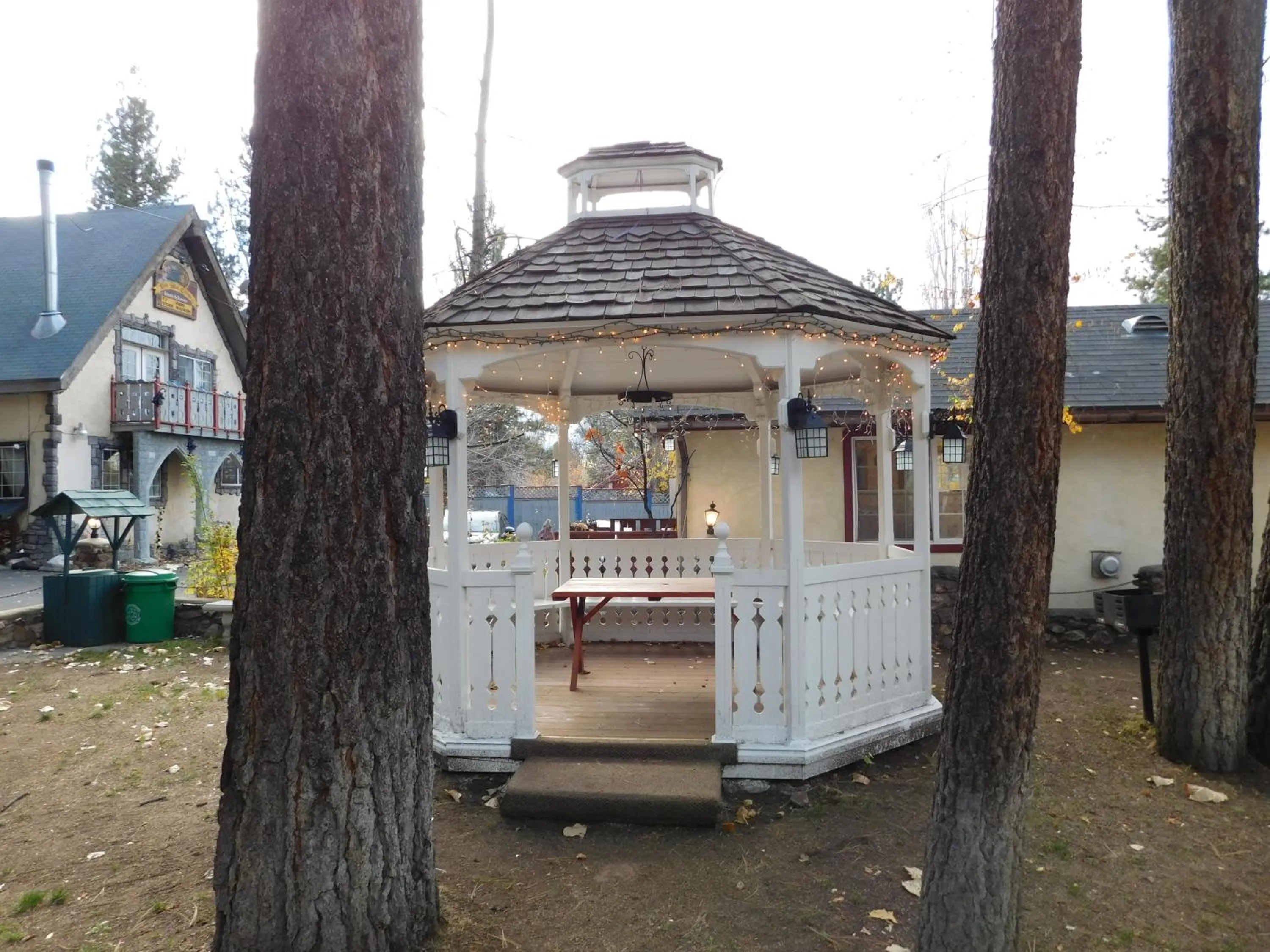 Balcony/Terrace in Castle Wood Theme Cottages- COUPLES ONLY