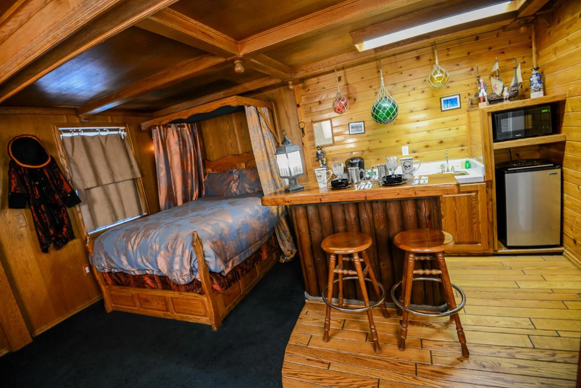 Bed in Castle Wood Theme Cottages- COUPLES ONLY