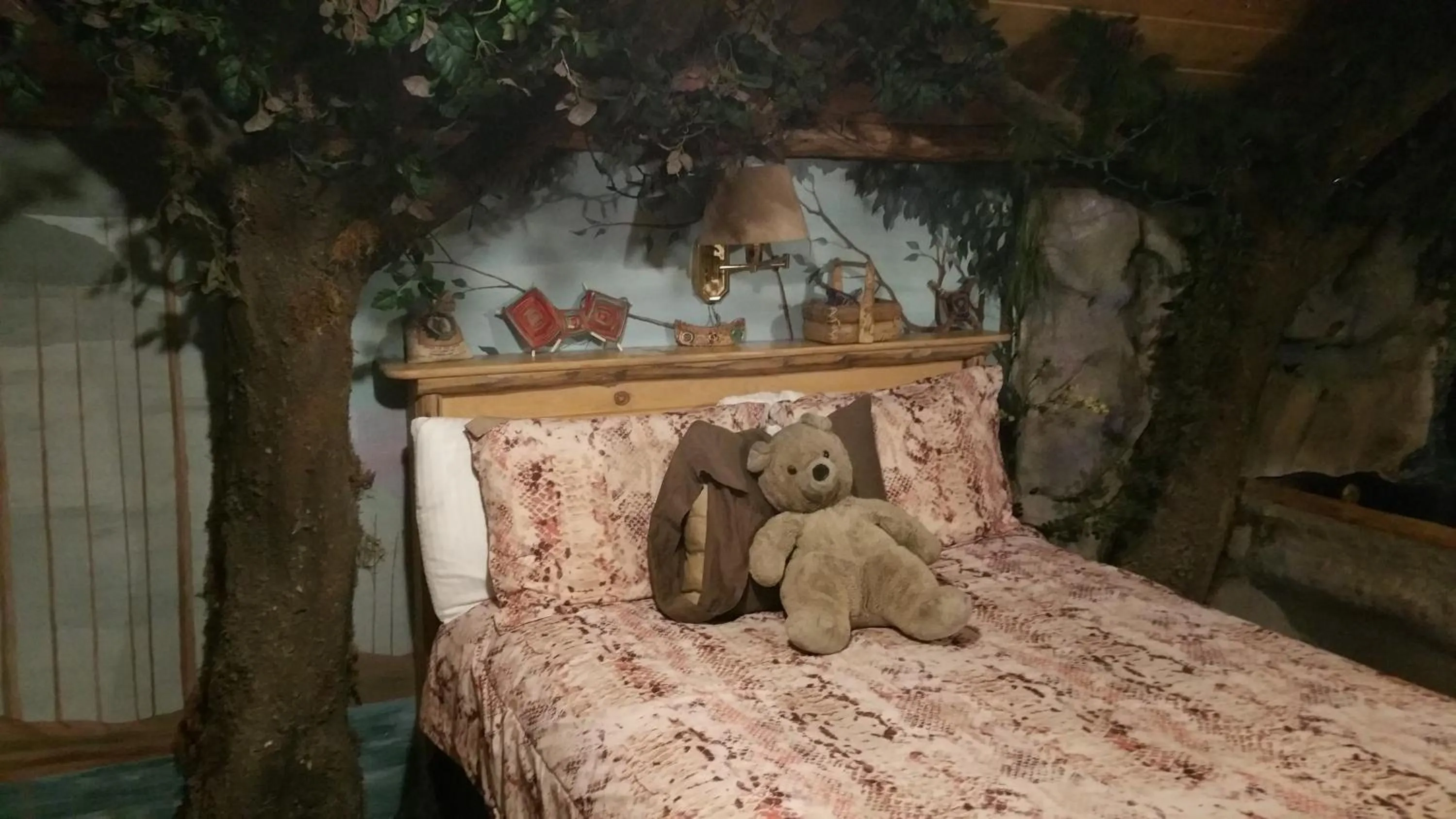 Bed in Castle Wood Theme Cottages- COUPLES ONLY